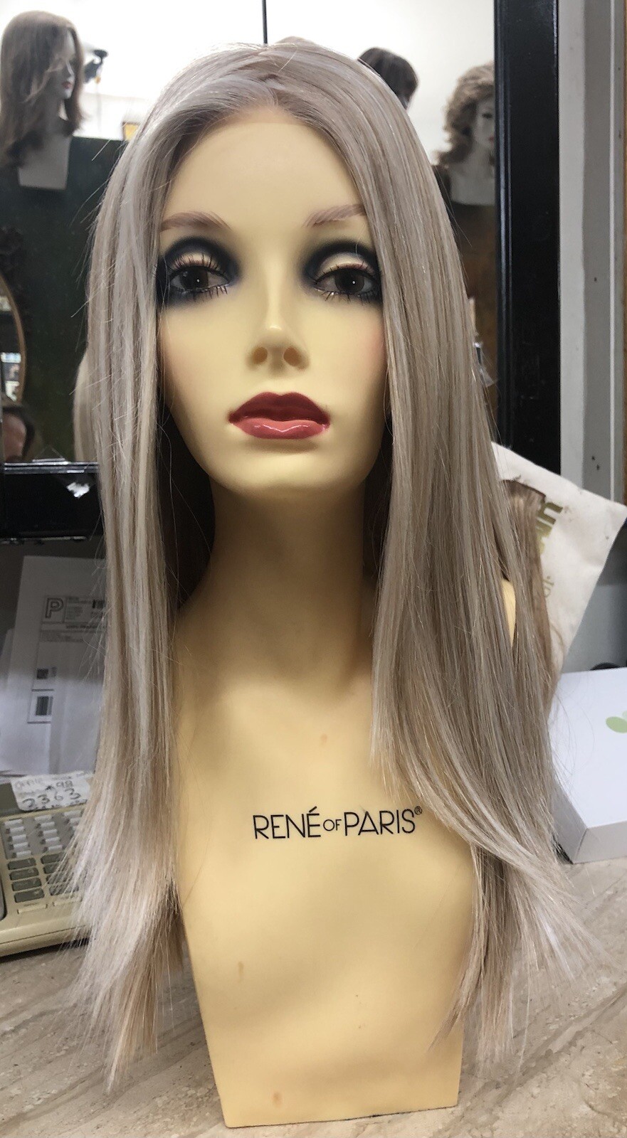 VERONICA Wig Envy Hair 30%CurlIronOK-LIGHT BLONDLaceFt AllHandtiedBASE-LAST-1