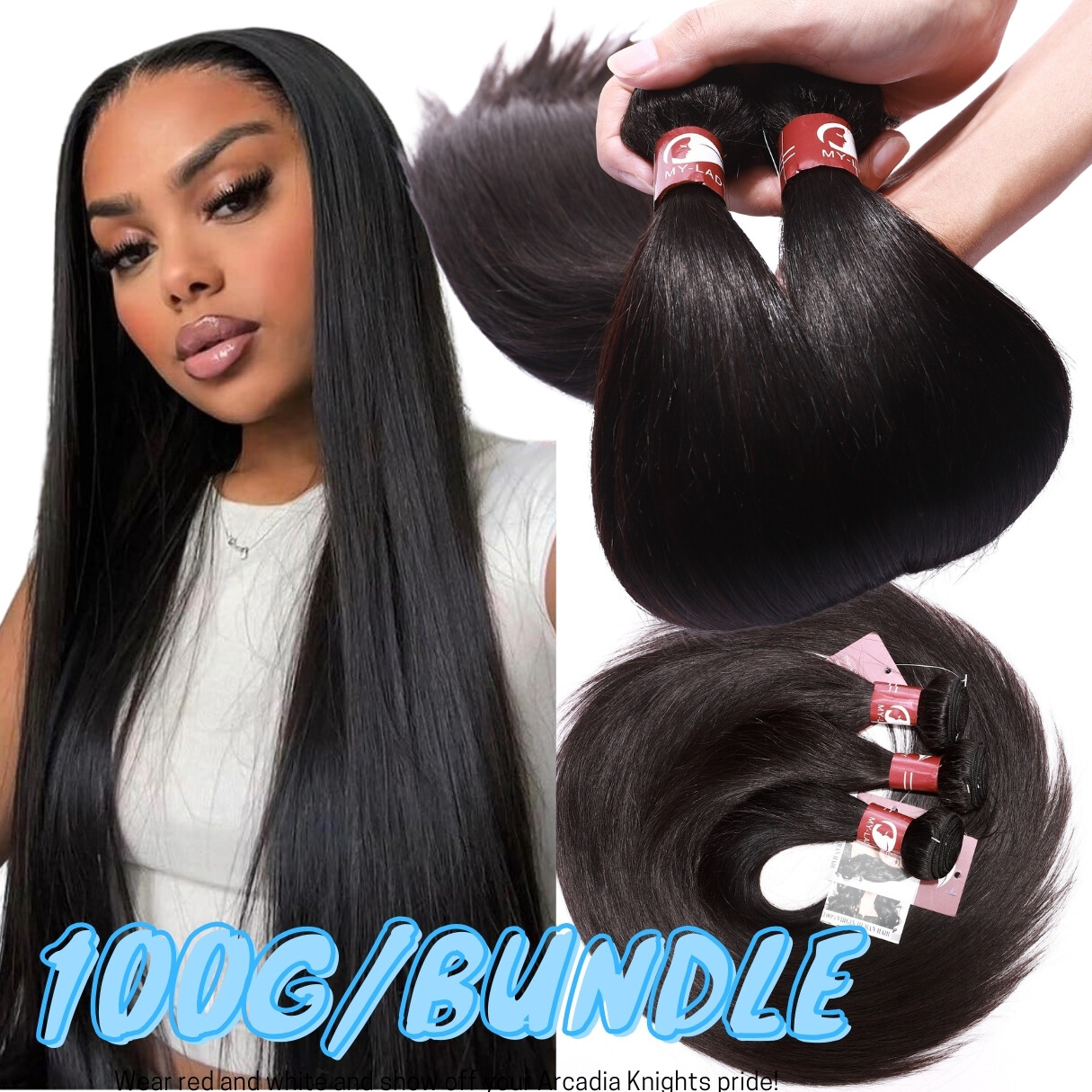 THICK Hair Bundles Weave Weft Peruvian/Indian Virgin Human Hair Extensions 400G