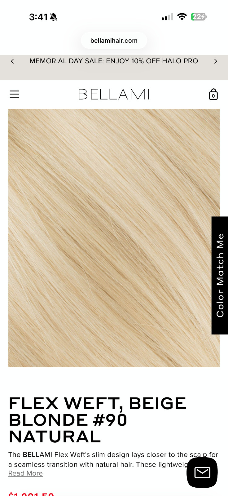 Bellami Flex Weft human hair ALL TYPES OF BLONDES (ALL 24 INCHES 175 G)