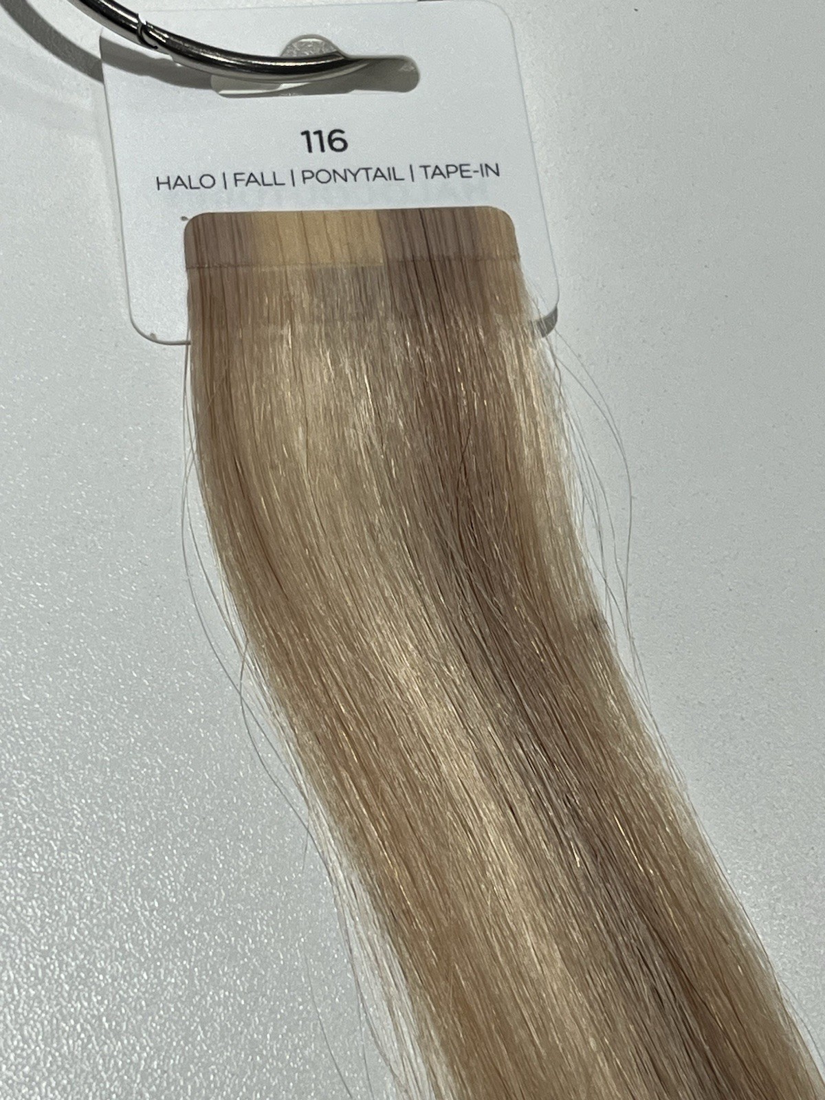 HALOCOUTURE Original Human Hair Extension 16″ COLOR 116 Ash Blonde