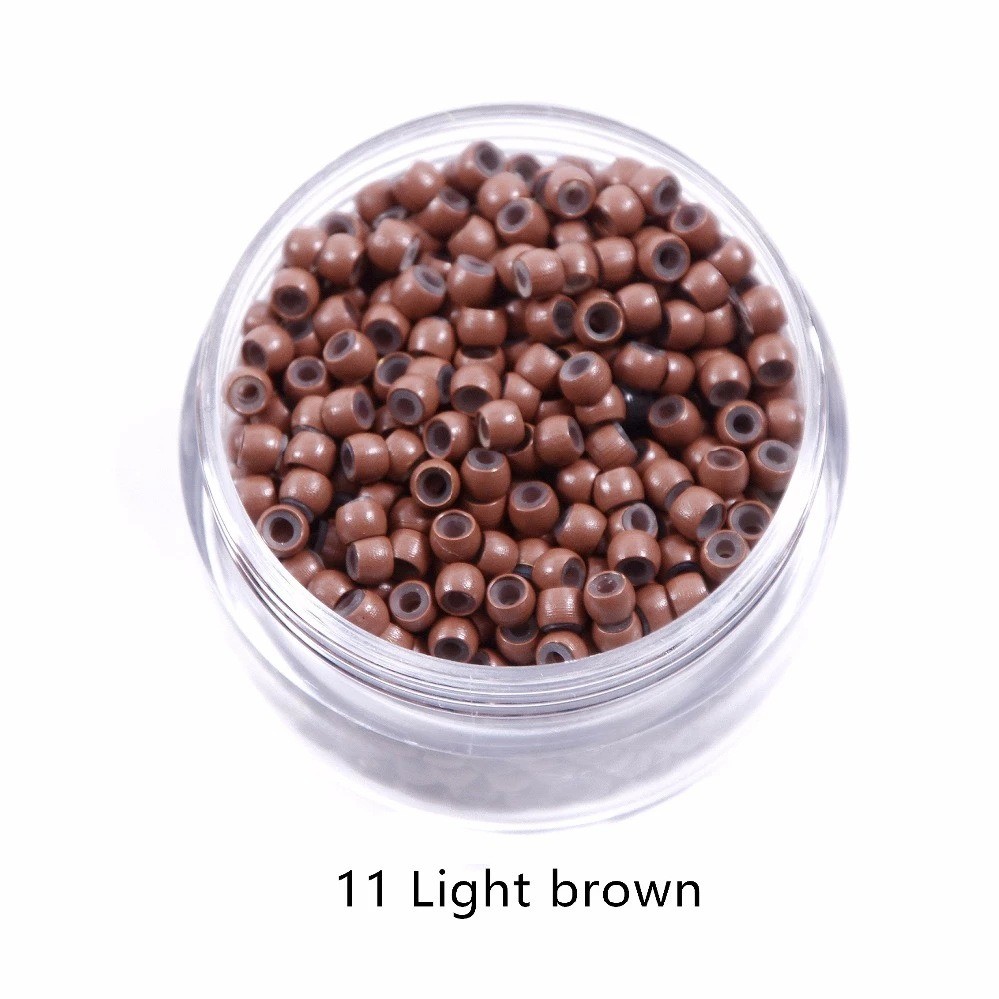 NANO Beads Micro Rings Silicone Lined Hair Extension Loop Hair Extension Tool
