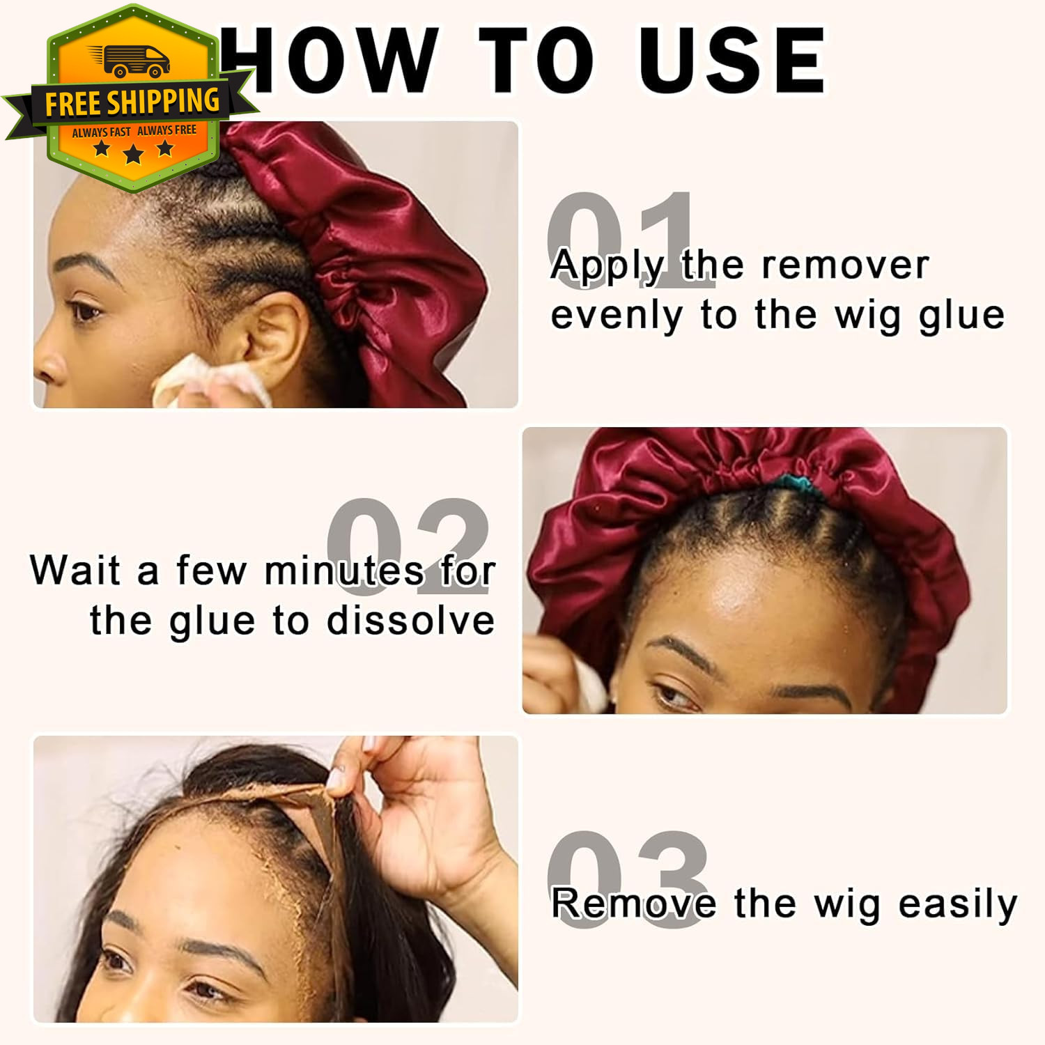Tape In Hair Extension Remover Glue Adhesive Remover Wig Hairpiece Care