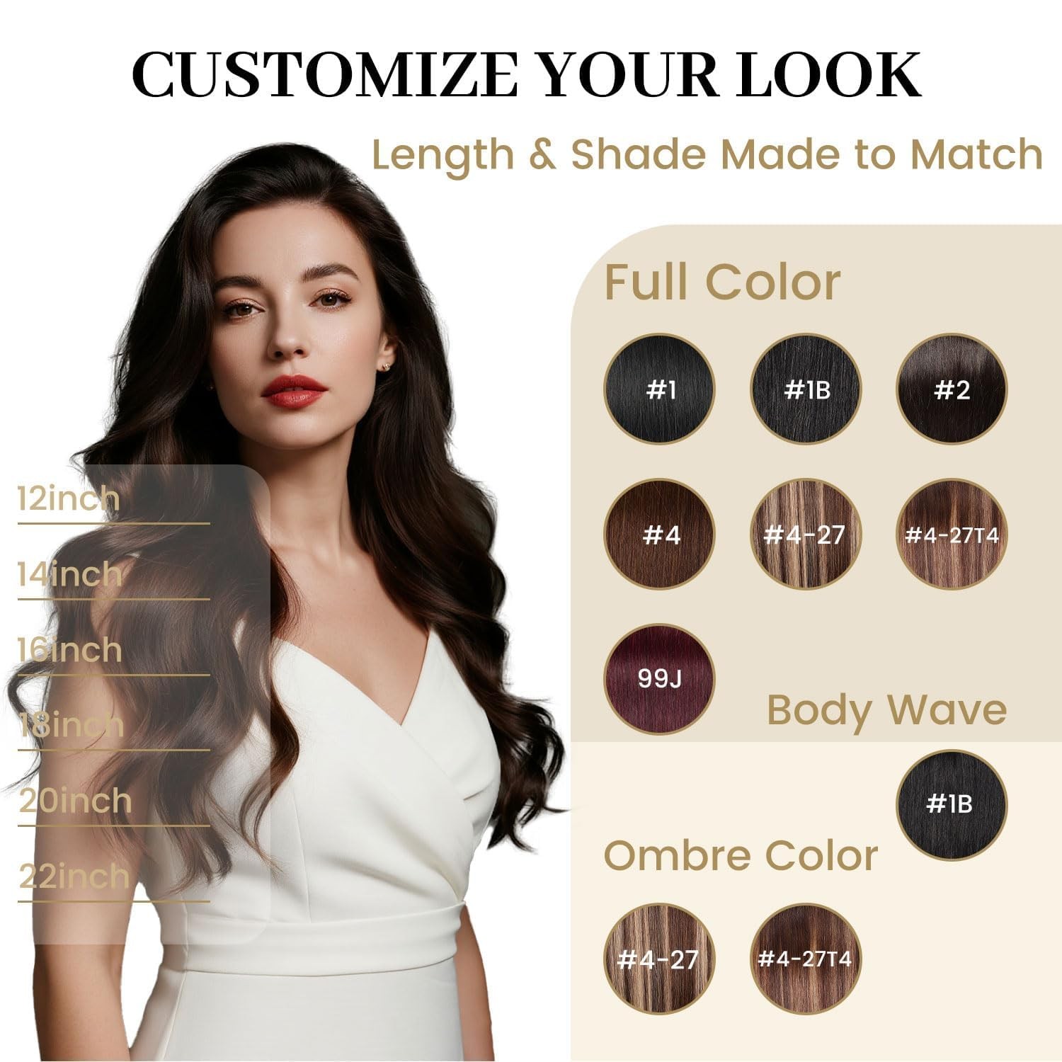 Clip in Hair Extensions Remy Human Hair 12inch 70g #1B Natural Black – Soft
