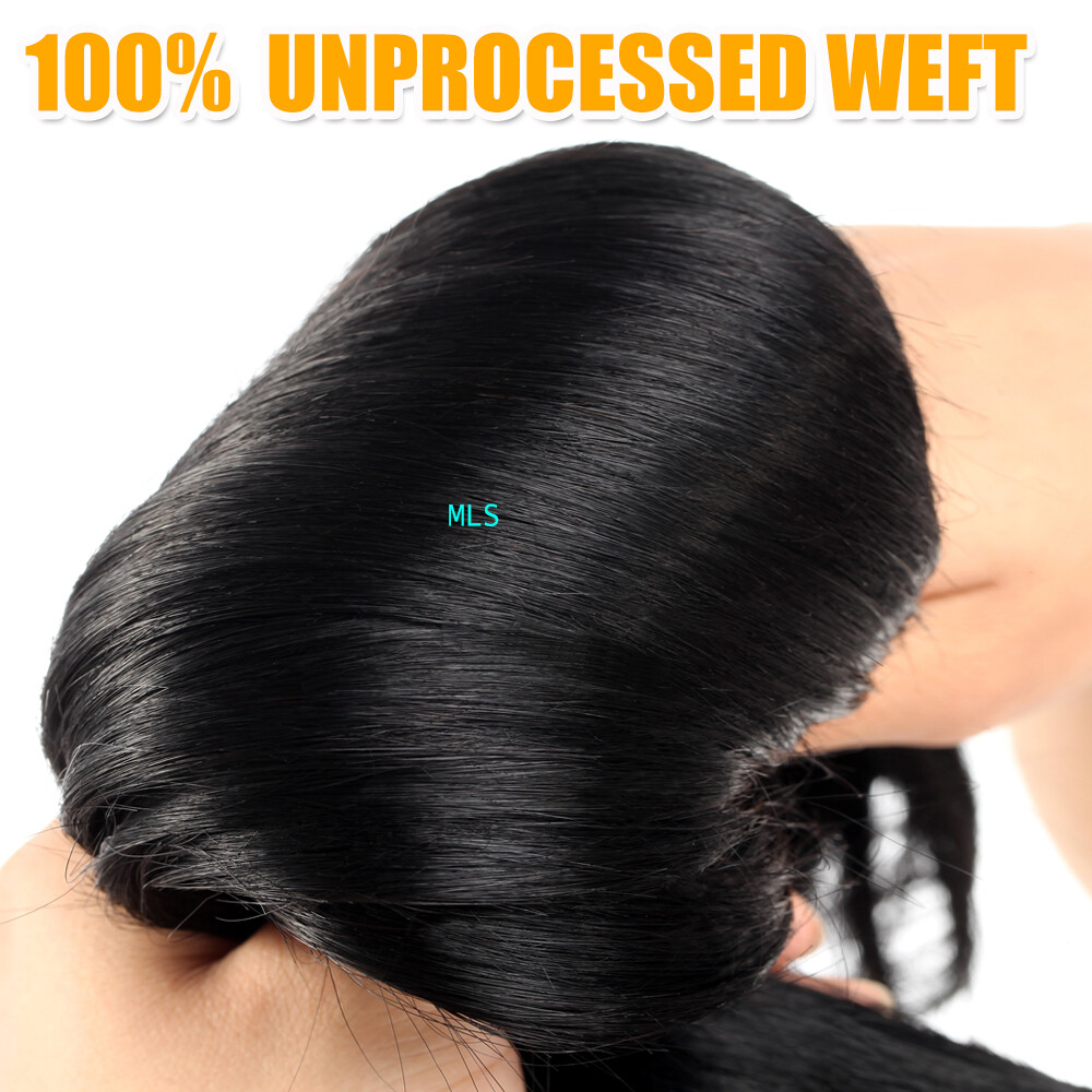 8-30 inch Sew In Malaysian Virgin Human Hair Extensions Weave Weft Body Wave US