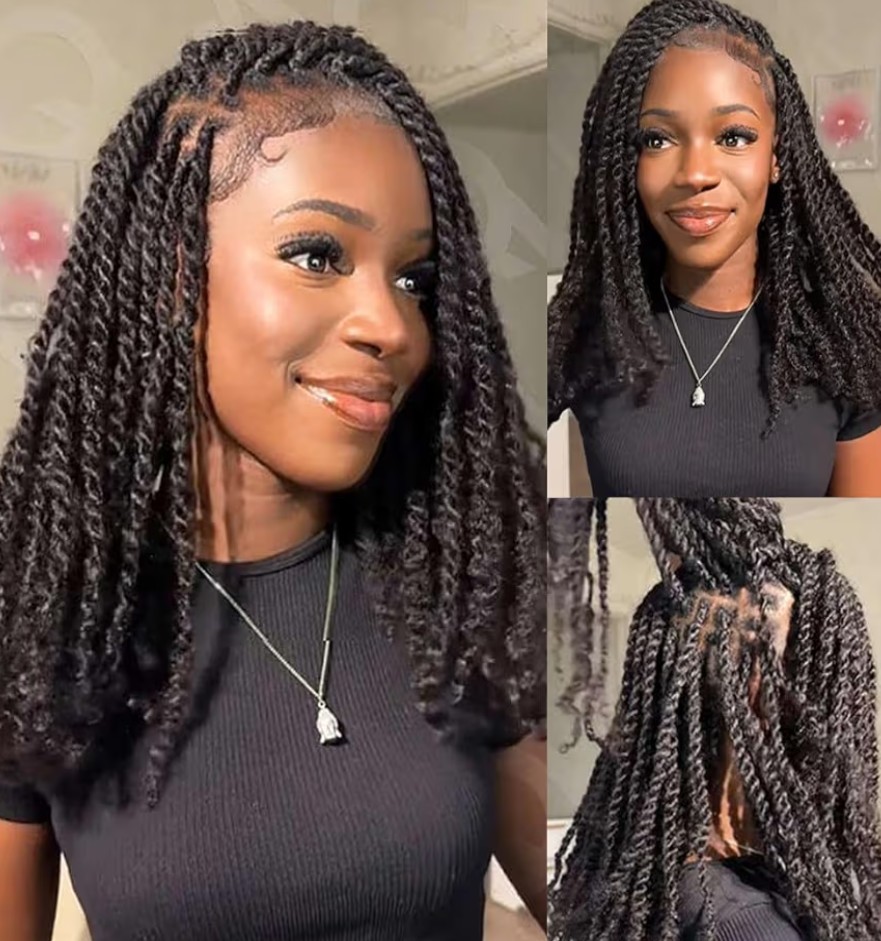 Queen Virgin Remy QVR 10in Afro Kinky Bulk Human Hair 50g Natural Black