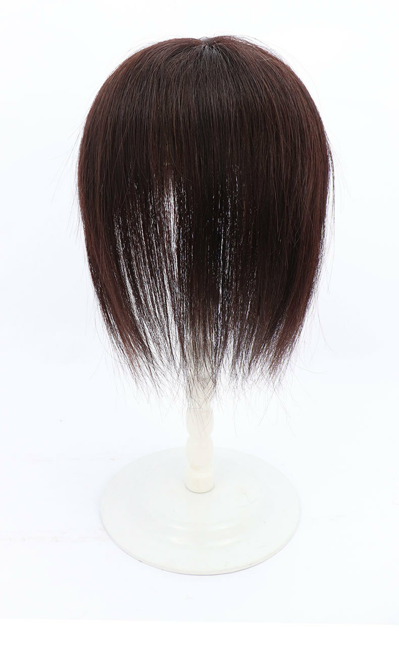 100% Human Hair Topper Large Cover Toupee Clip in Hairpiece Top Pieces for Women