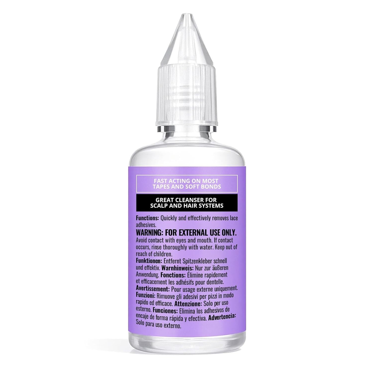 Waterproof Lace Glue Remover – Gentle Formula for Lace Wigs & Extensions