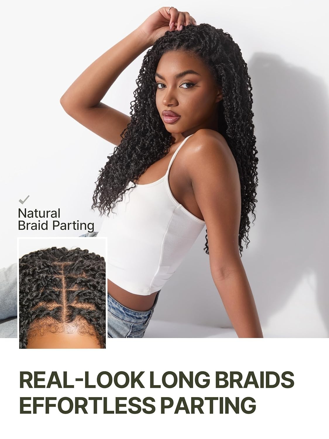 Boho Twist Curly Wig 4C Edges 13X6 HD Lace Frontal 180% Density 24in Glueless