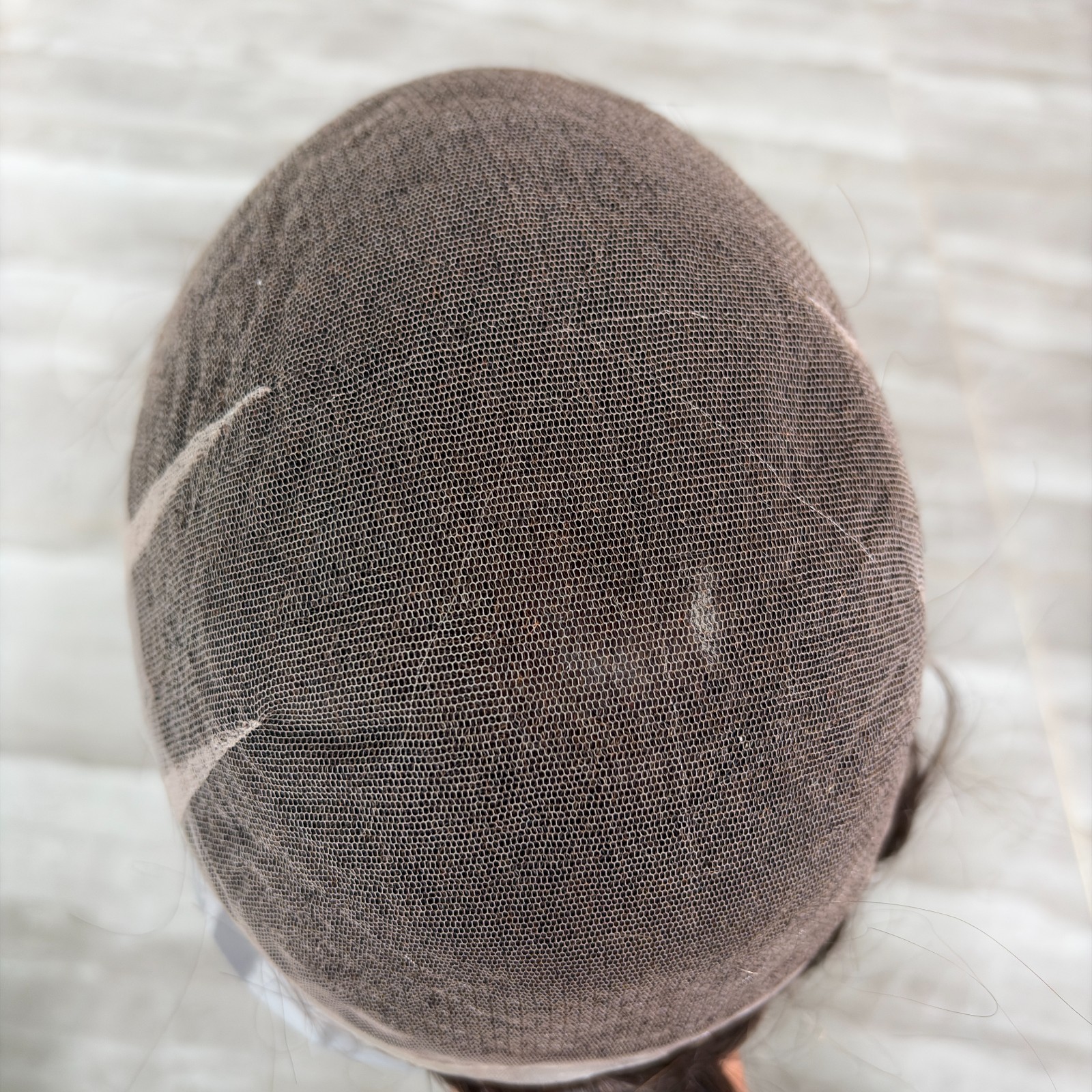 Super Natural Hairliine Toupee Breathable Base bleached knots Full French Lace