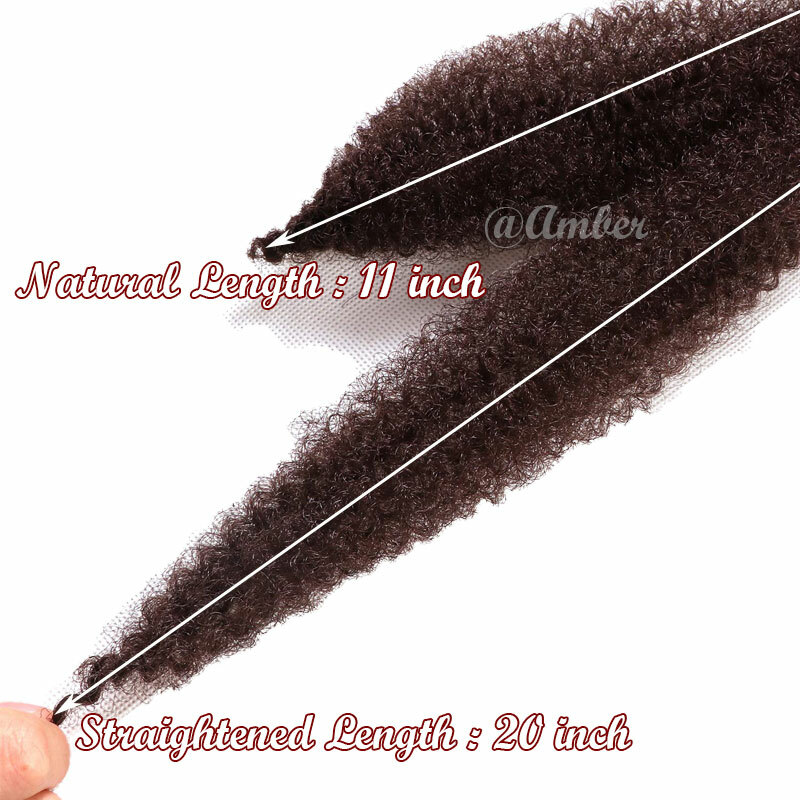 US Long Afro Kinky Twist Marley Braids Crochet Braiding Hair Extenions Bulk Sale