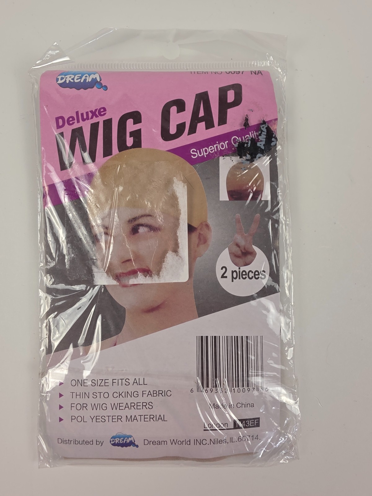 DREAM Deluxe Wig Cap 2 pc Item Number 0097 NA Tan One Size Fits All 1 Pack of 2
