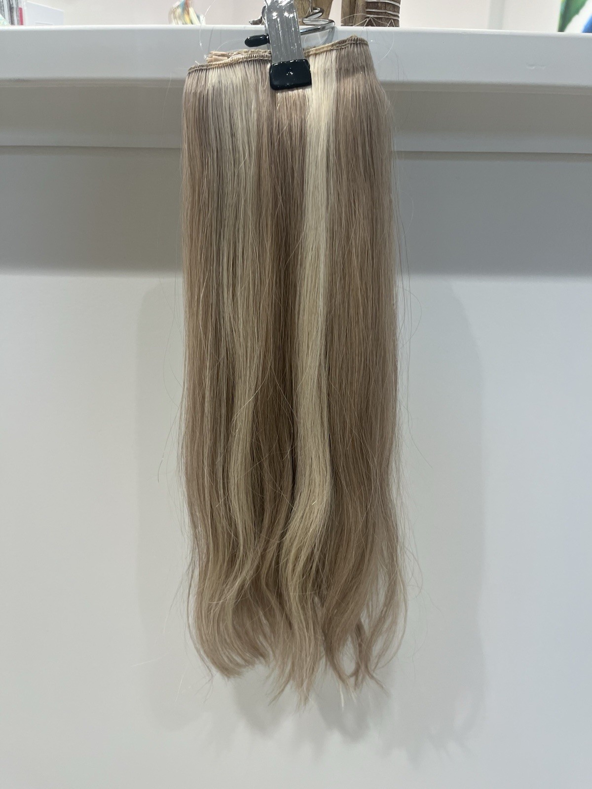 HALOCOUTURE Original Human Hair Extension 16″ COLOR 116 Ash Blonde