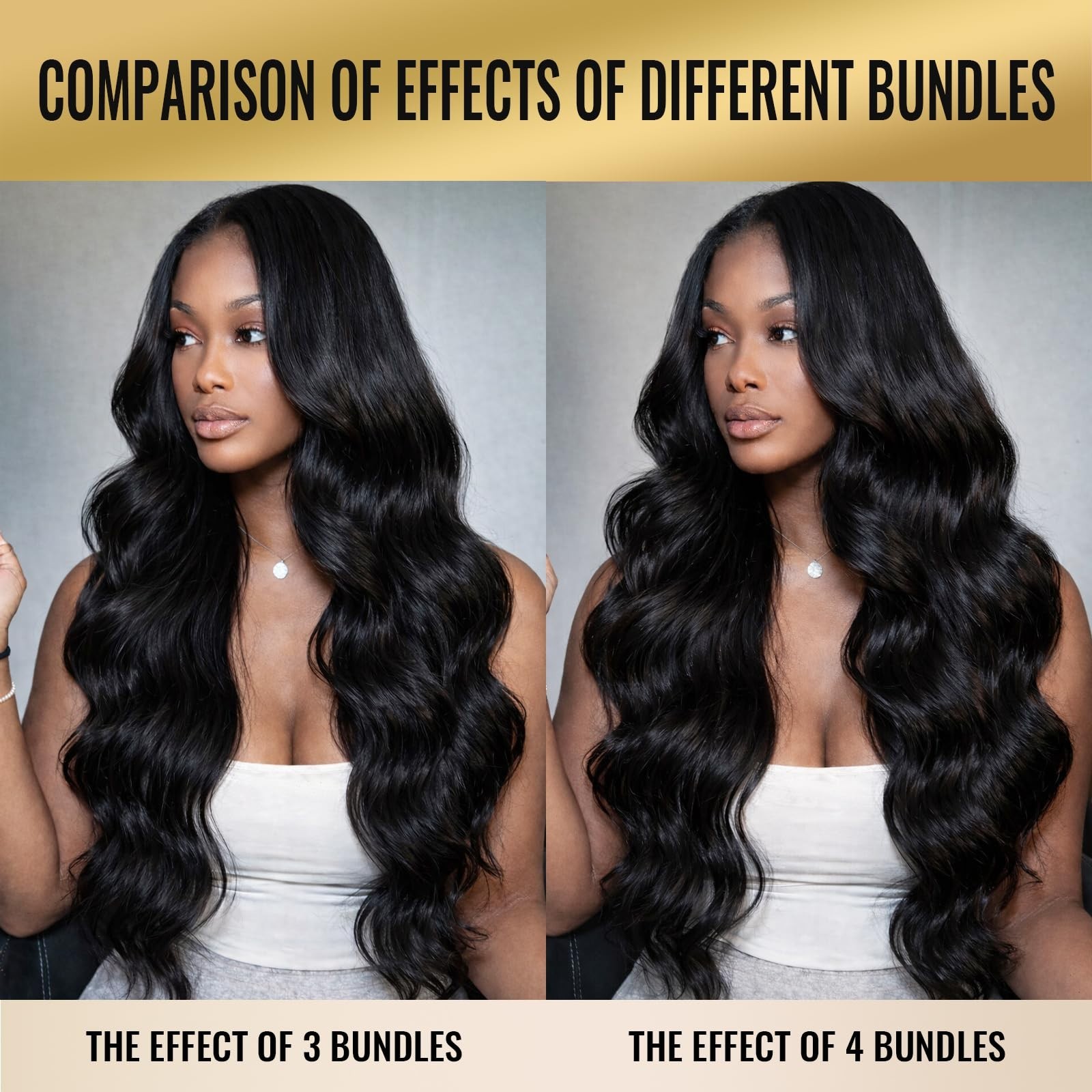 Body Wave Human Hair Bundles – 16A Brazilian Virgin, Silky Soft, 18-22 Inch Thic