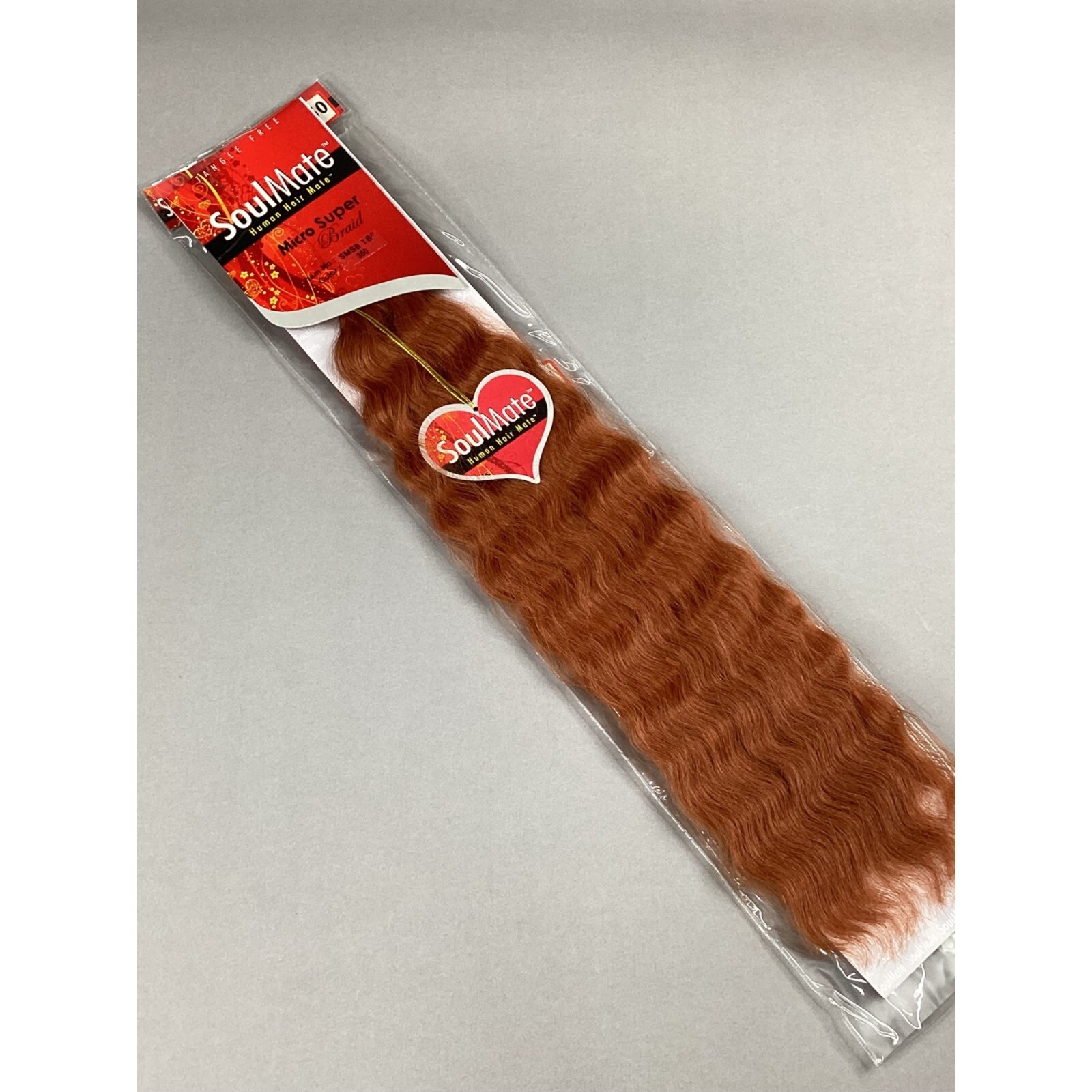 18” #350 Copper Super Bulk Braiding Blend Hair by Casting