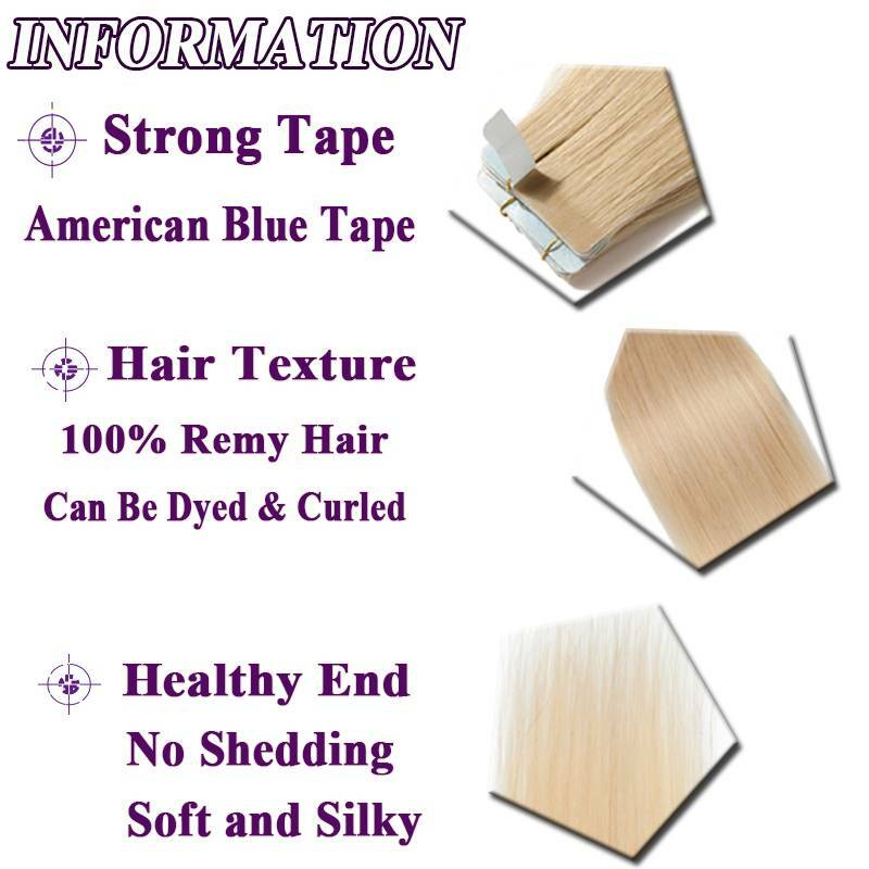 CLEARANCE 100% Remy Tape In Real Human Hair Extensions Thick Skin Weft Full Head