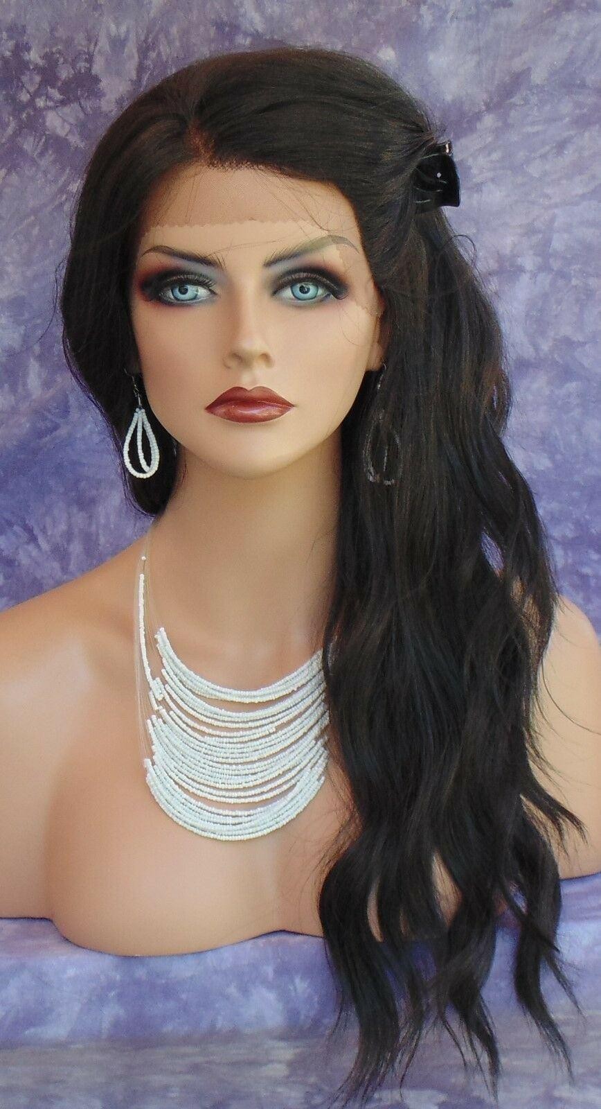 LACE FRONT HAND TIED EAR 2 EAR LACE HEAT FRIENDLY #2 DARK BROWN WIG US SELL 252