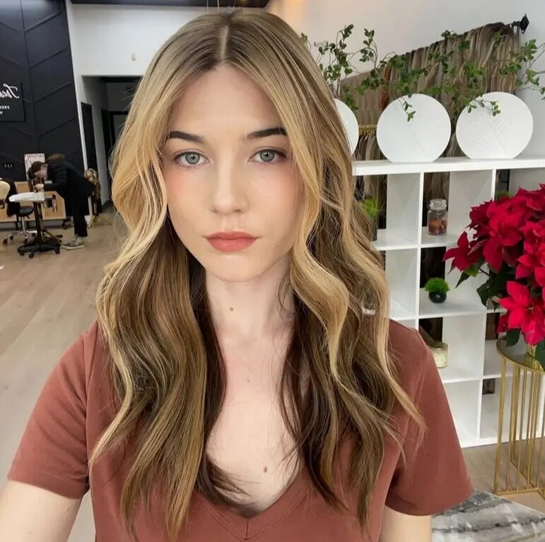 Preplucked Ombre Blonde Brown Remy 13×4 Lace Frontal Human Hair Wig