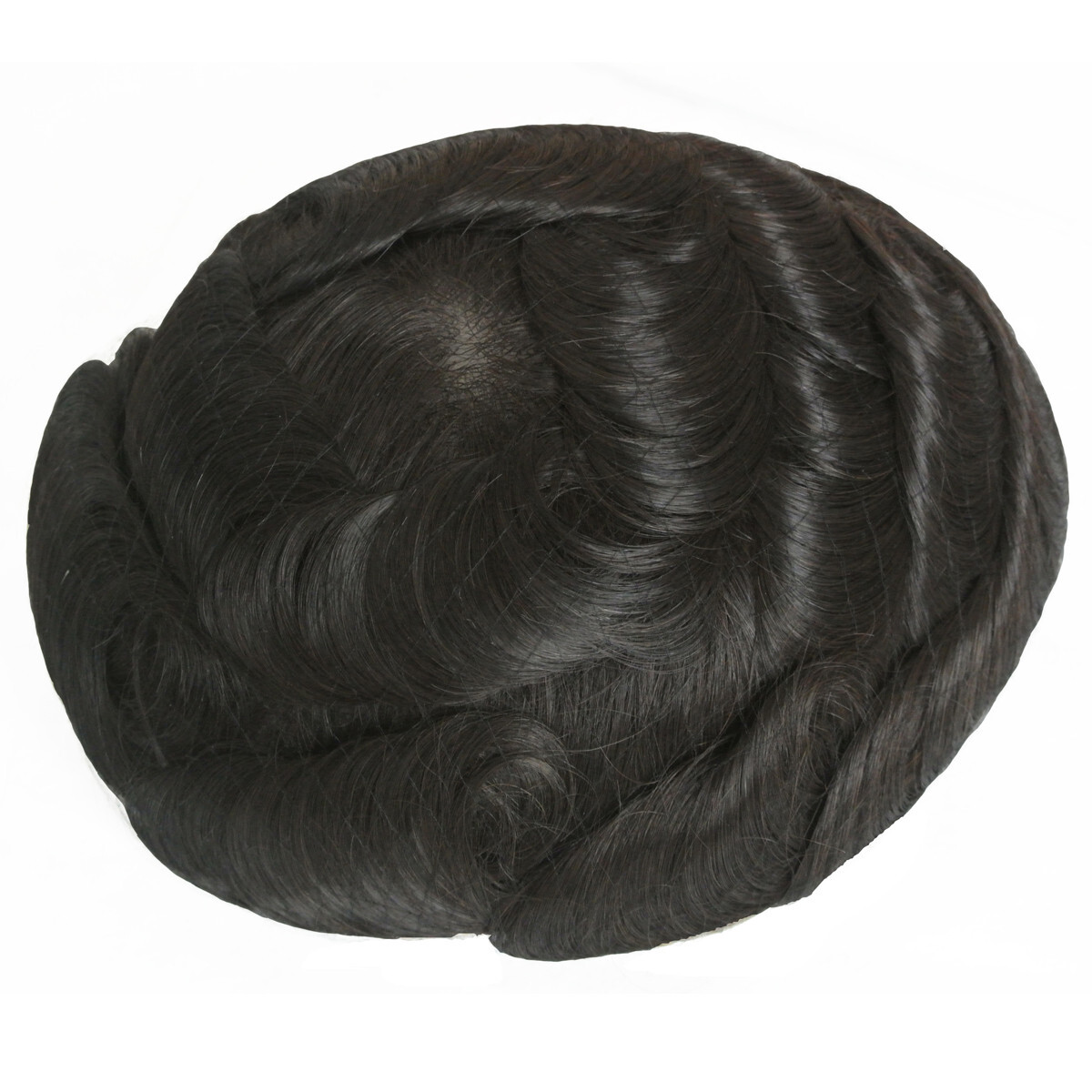 French Lace Hair System For Men Front Bleached Knots Invisible Hairline Toupee