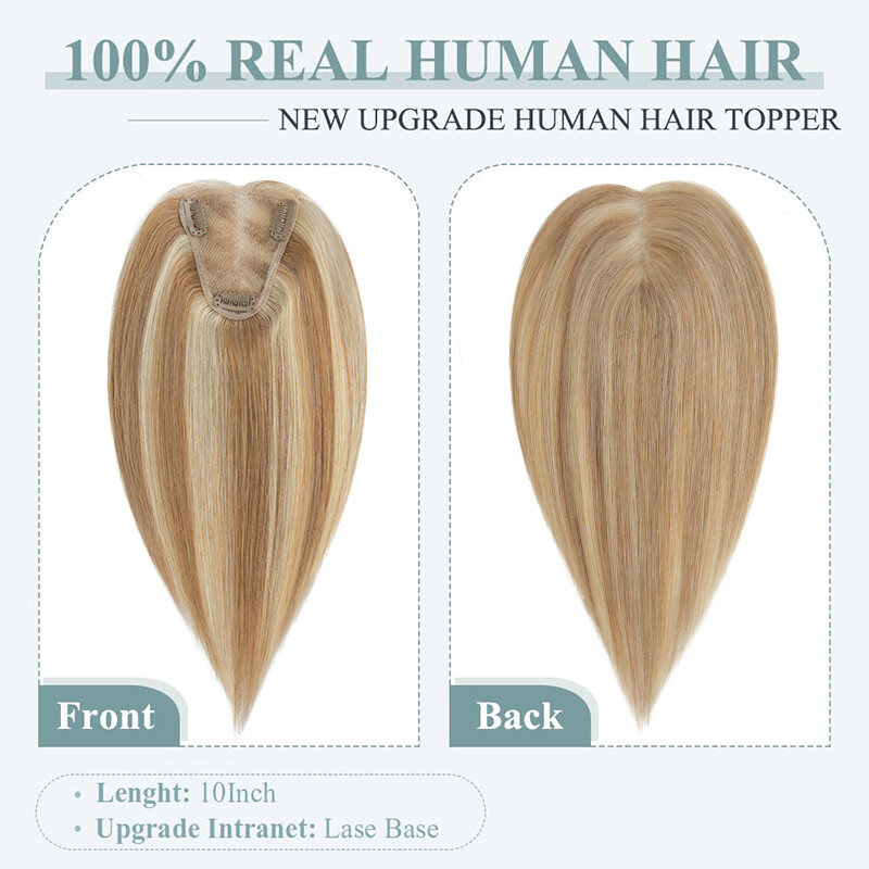 THICK MONO Top Pieces Toupee LACE 100% Remy Human Hair Toppers Silk Base