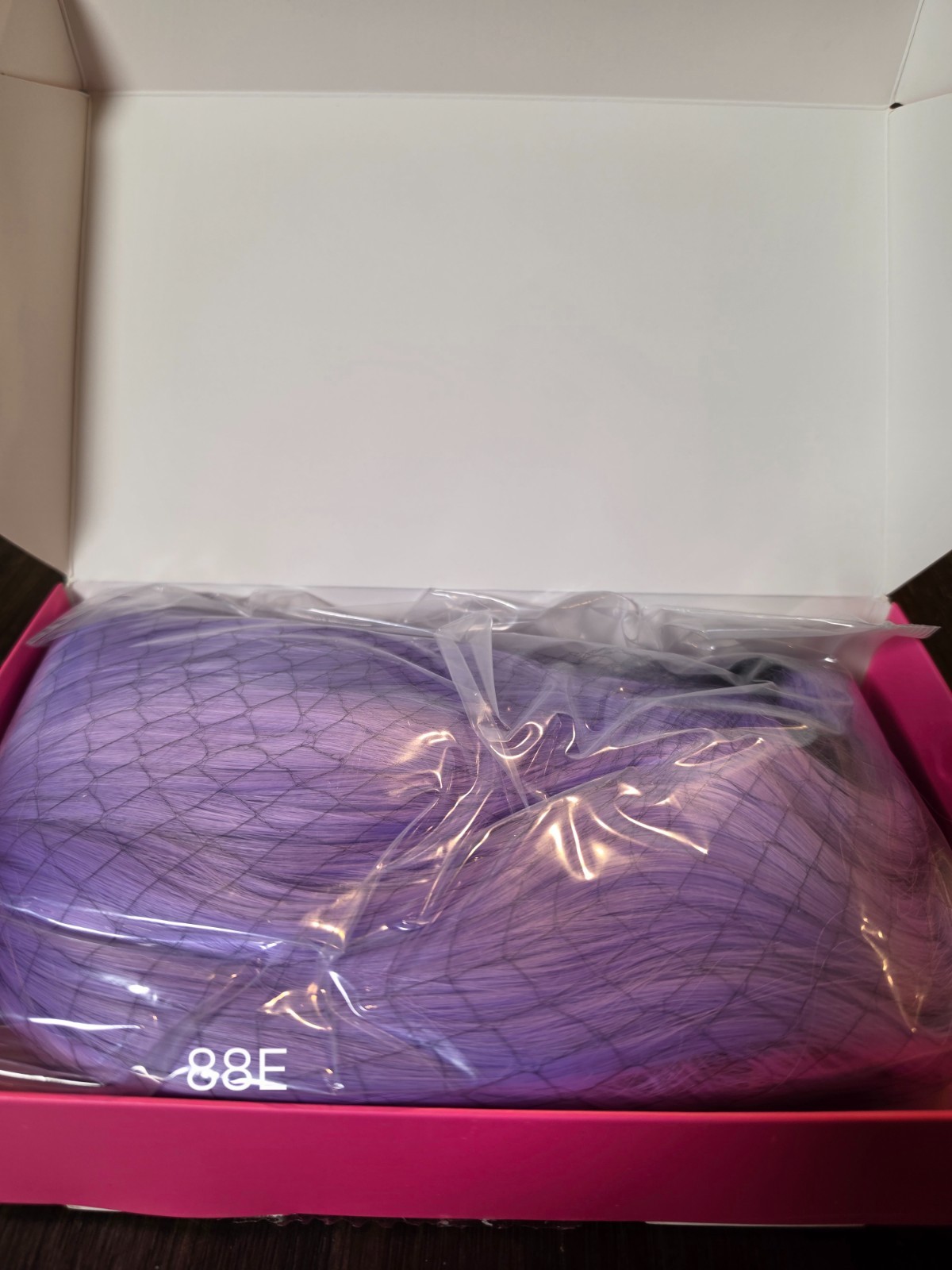 12″ Purple Curly Wavy Wig for Women Halloween Cosplay 88E081789