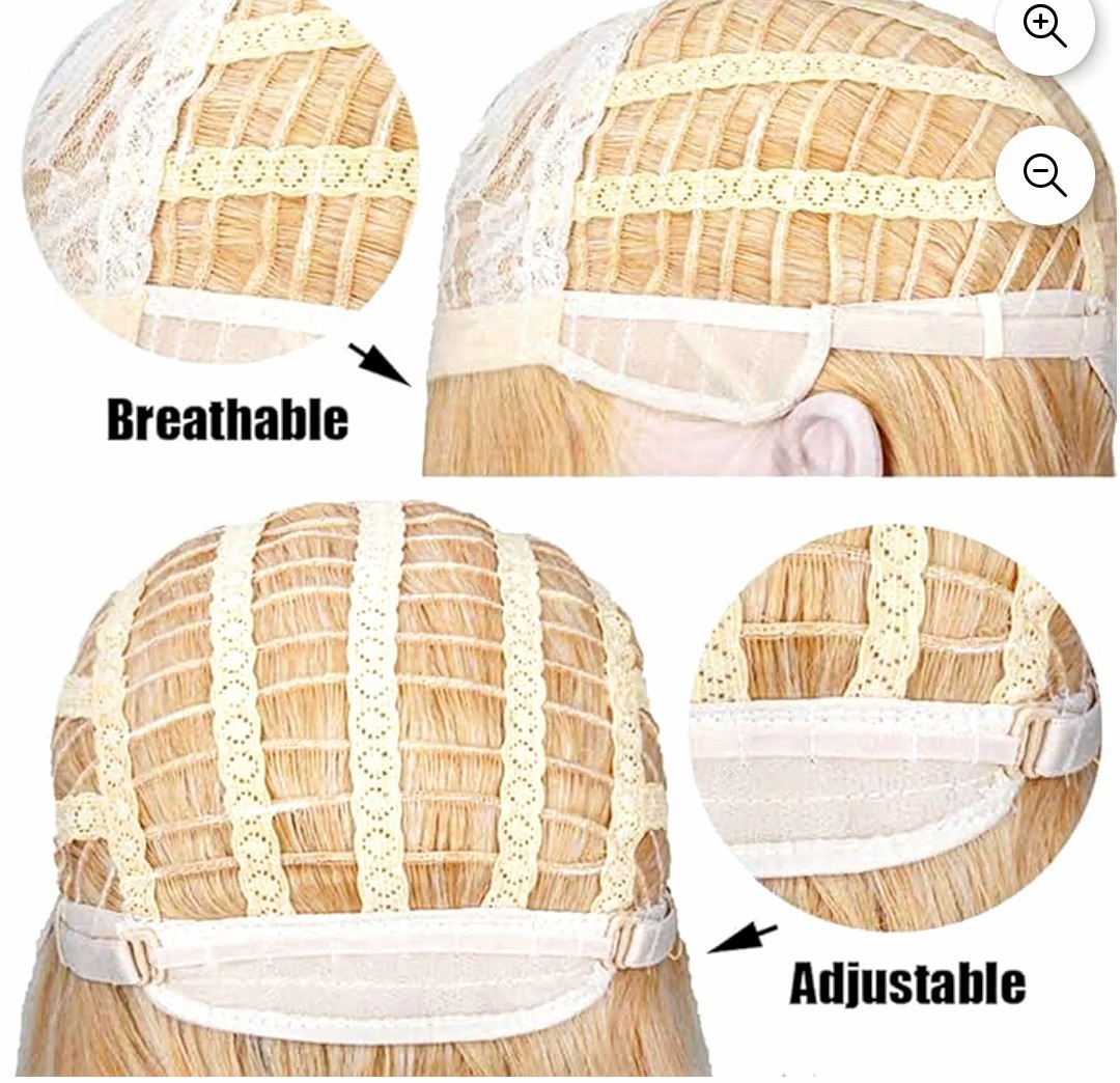 GORGEOUS BLOND 26″ WAVY WIG NATURAL LOOK CLASSIC ADJUSTABLE CAP NIP