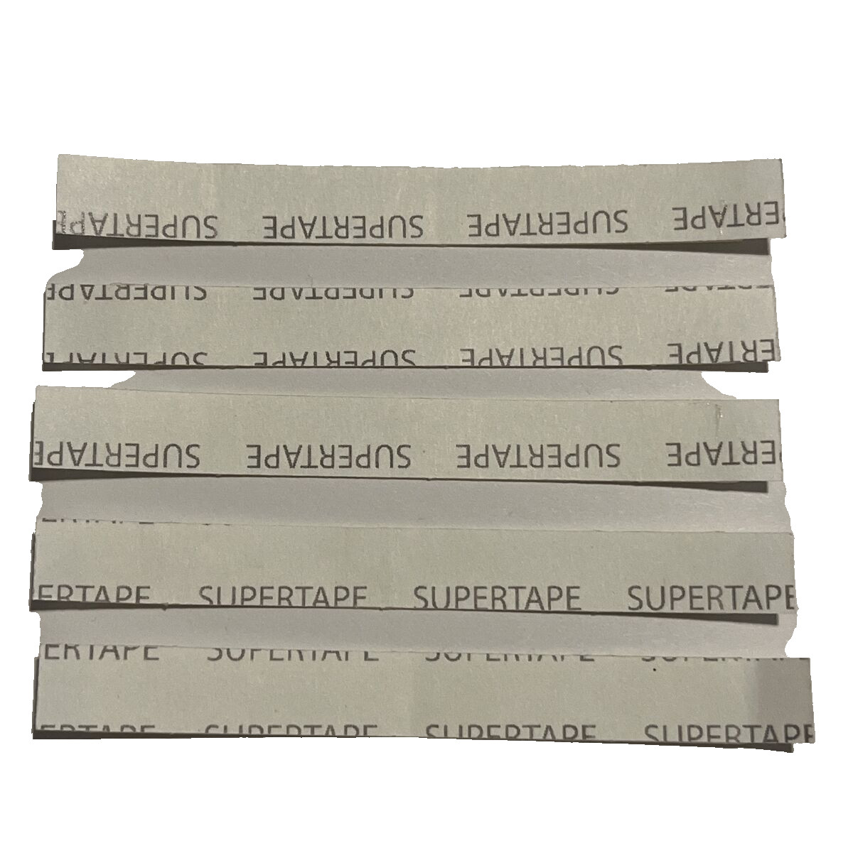 SUPERTAPE STRAIGHT( ST )THIN STICK CONTOUR HAIRPIECE TAPE 36 STRIPS ~ WIGS.