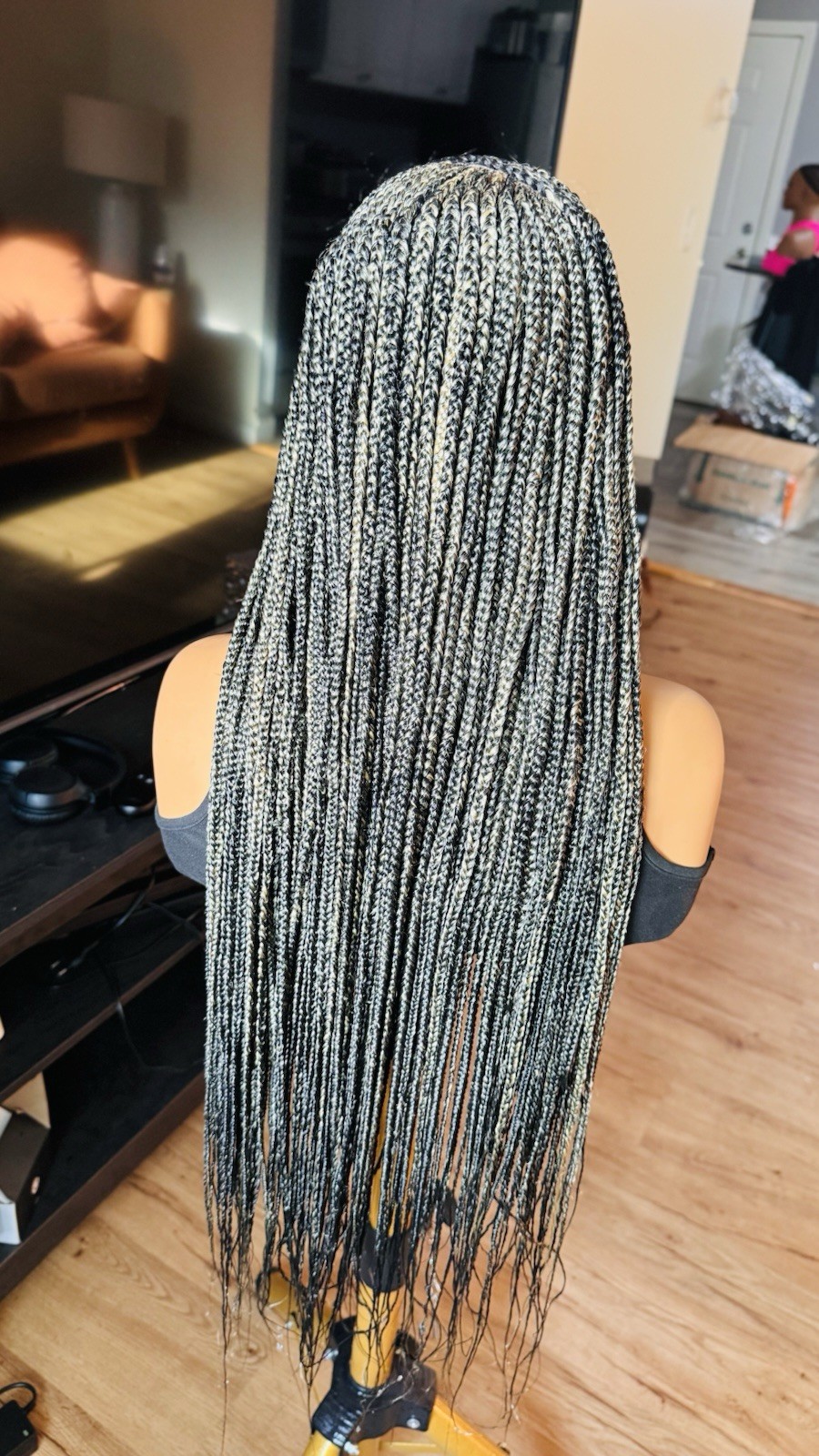 braided wig closure Easy Wear Ready To Ship