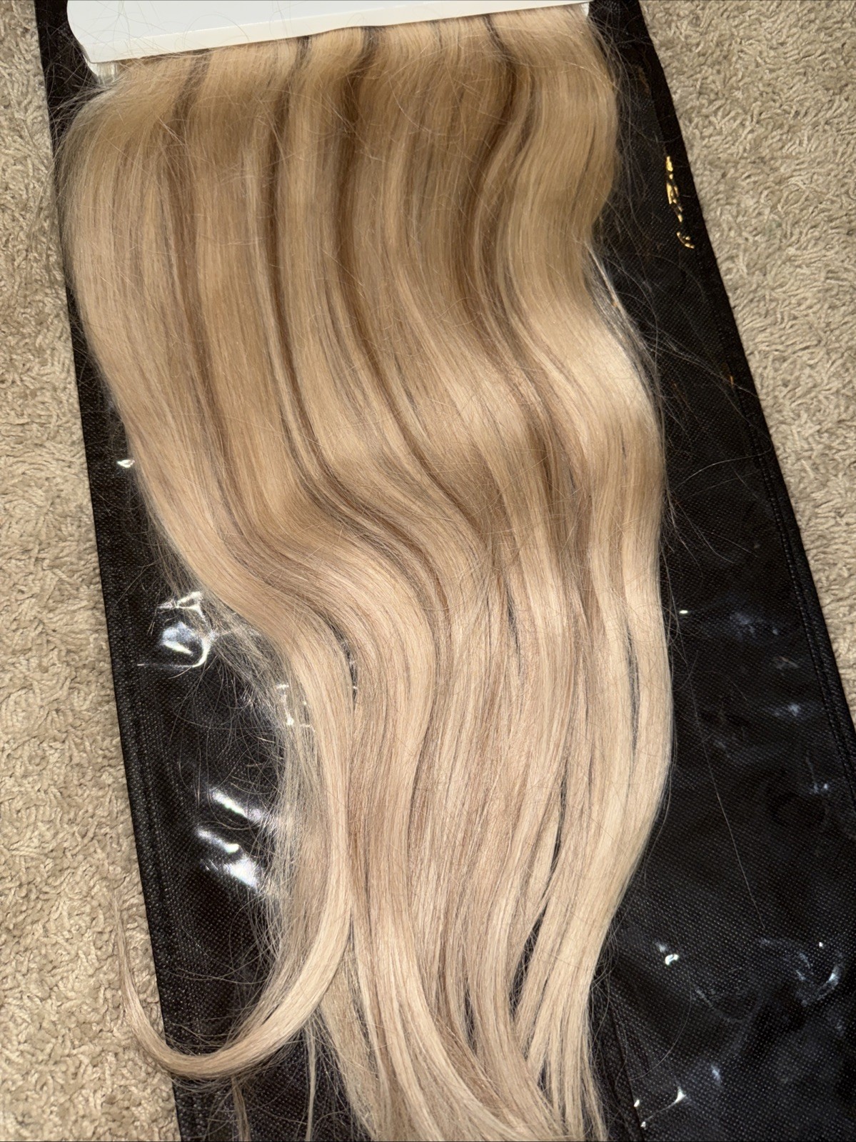 Blonde W Highlights Clip Hair Extensions daydream hidden crown 20” Color 882