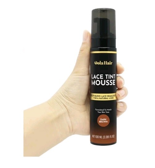 Dolahair Lace Tint Frontal Wig Spray – Dark Brown
