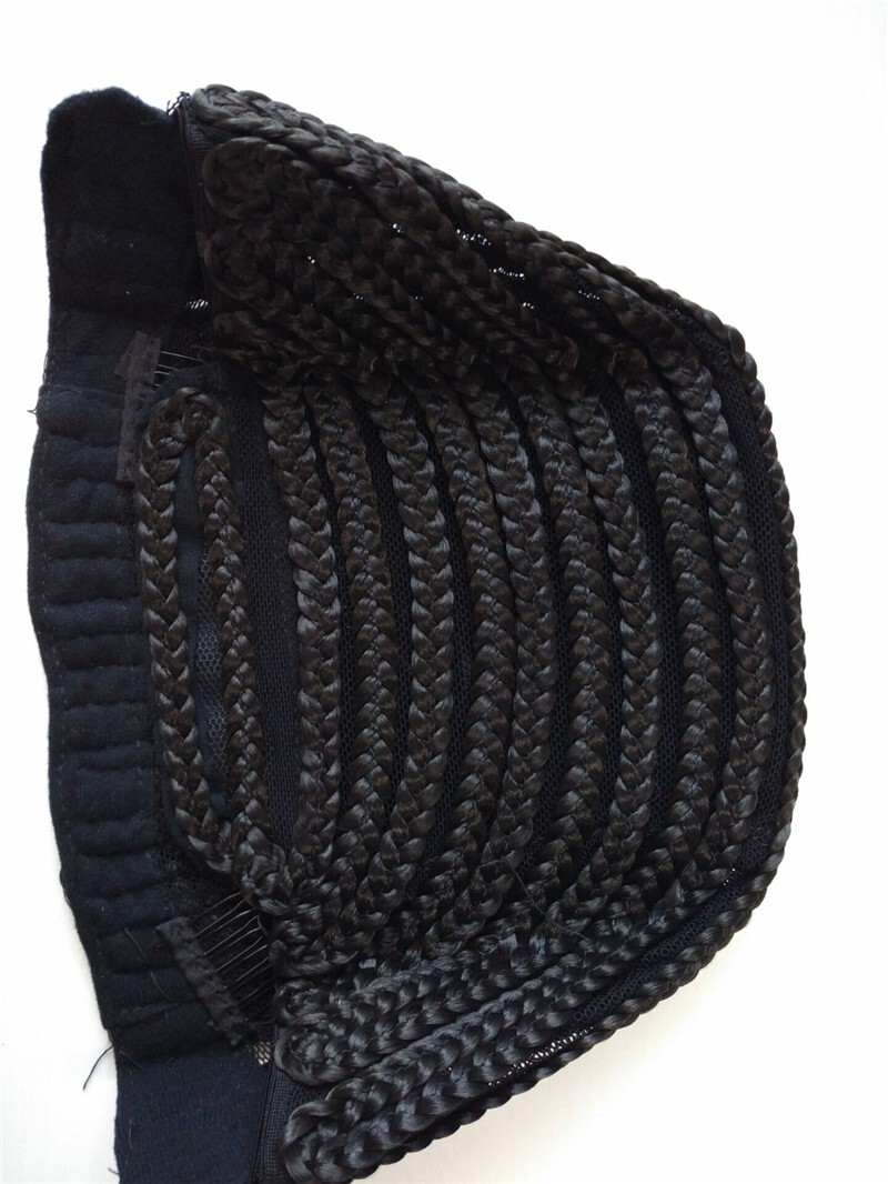 Refined Braided Wig Cap Cornrows Cap for Braiding Wig Crochet Hair Braided Wigs