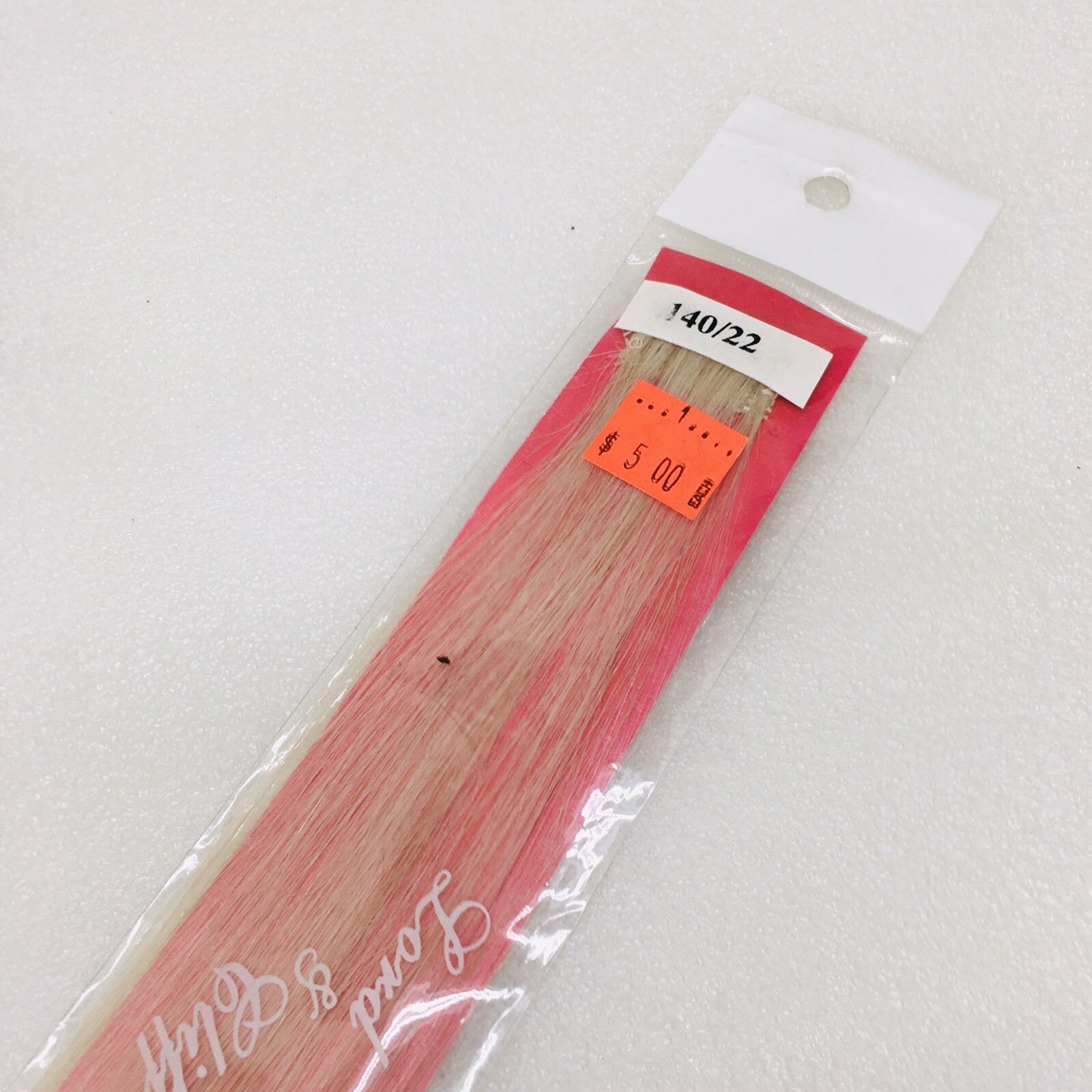 NEW‼ Lord & Cliff Clip On 100% Human Hair Straight BLOND 18″ Extensions