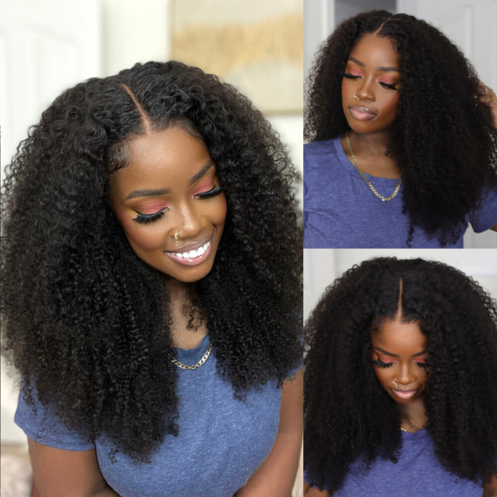 UNice Hair Brazilian Curly 3 Bundles Human Hair Extensions Virgin Hair Weaves US