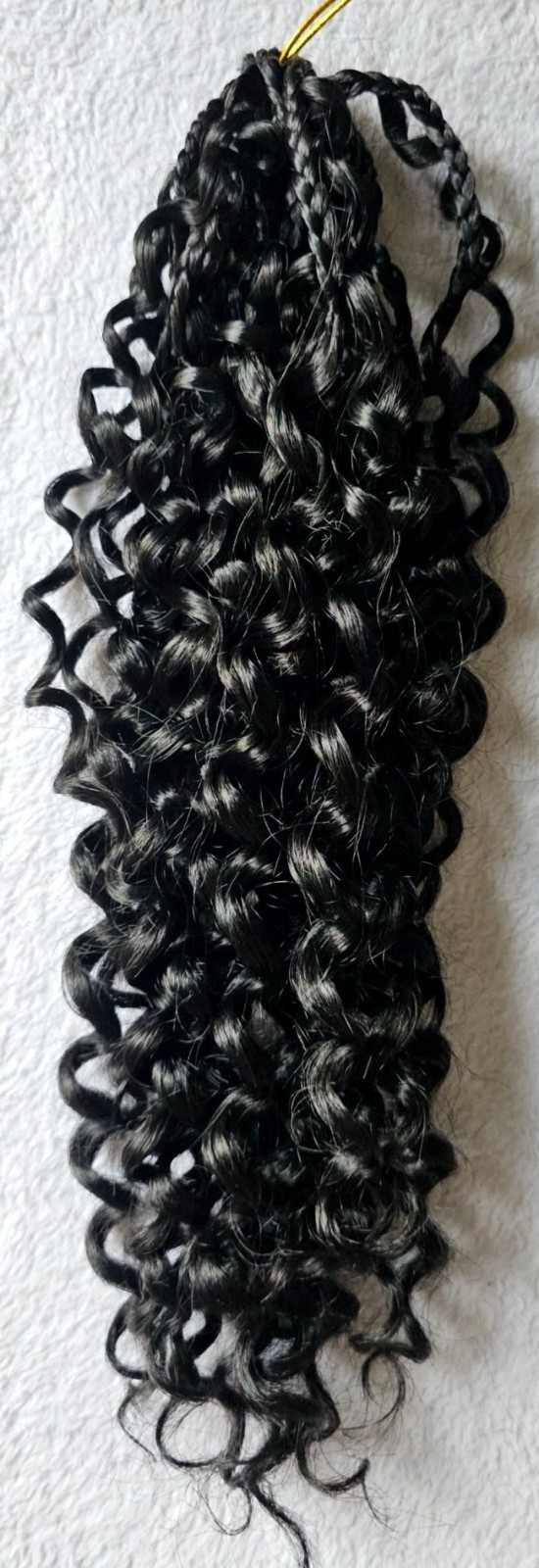 Gogo Girls Pure Protein Fiber Hair Pre Looped 14 Inch Crochet Deep Wave Curly
