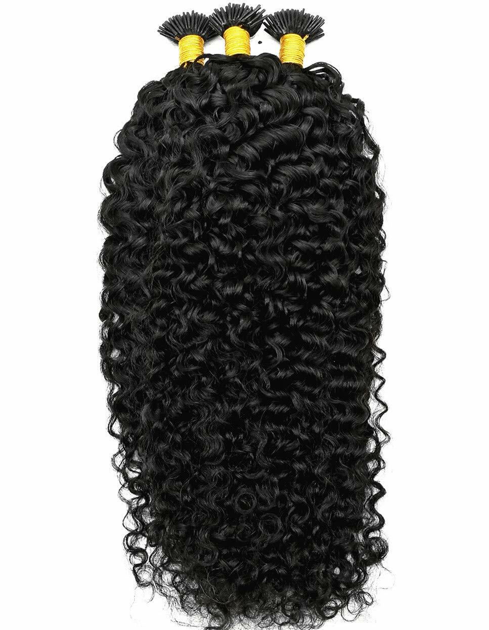 Deep Kinky Curly I Tip Human Hair Extension Pre bonded I Tip Hair 100Strands