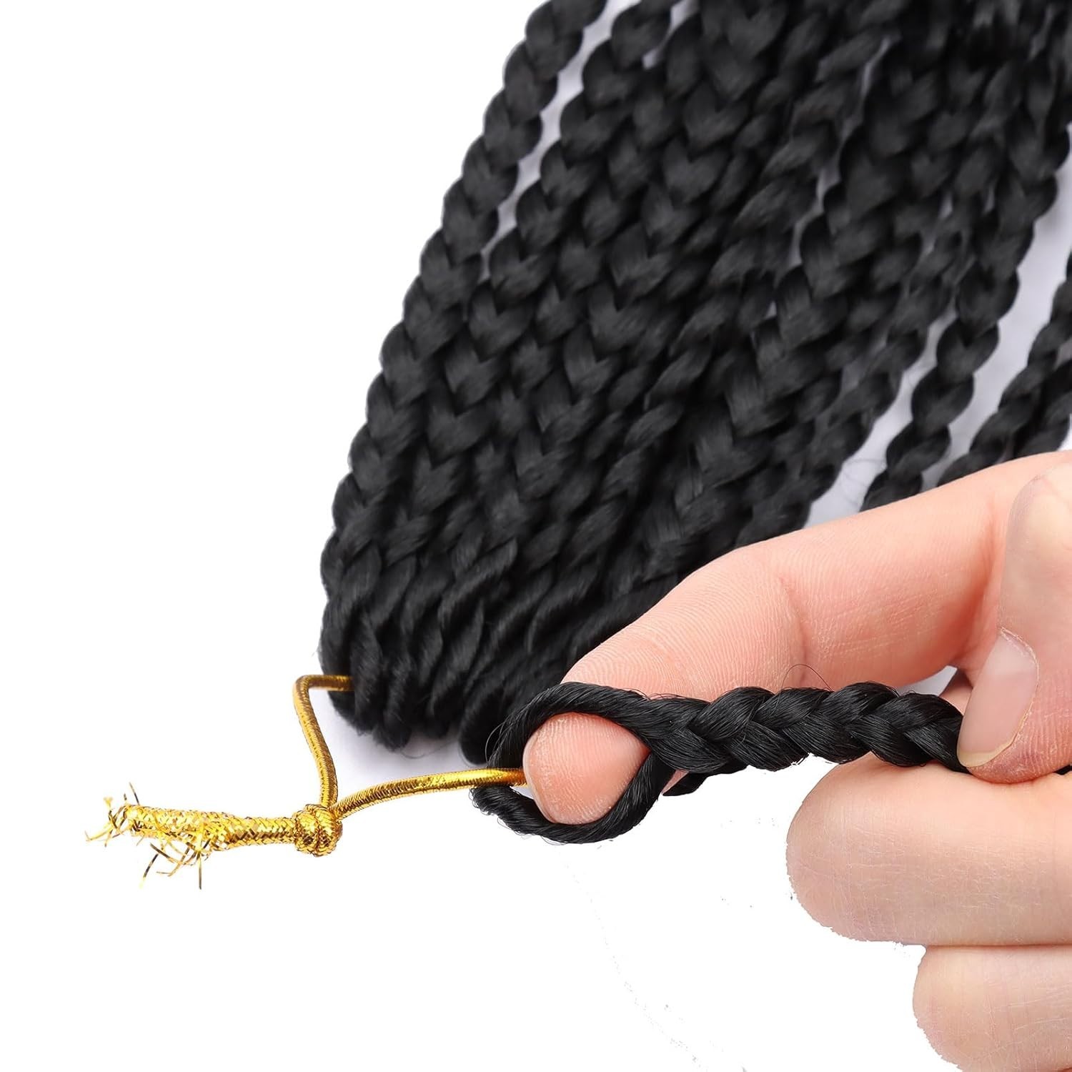 14 Inch Goddess Box Braids Crochet Hair – 8 Packs of Curly Beauty Extensions