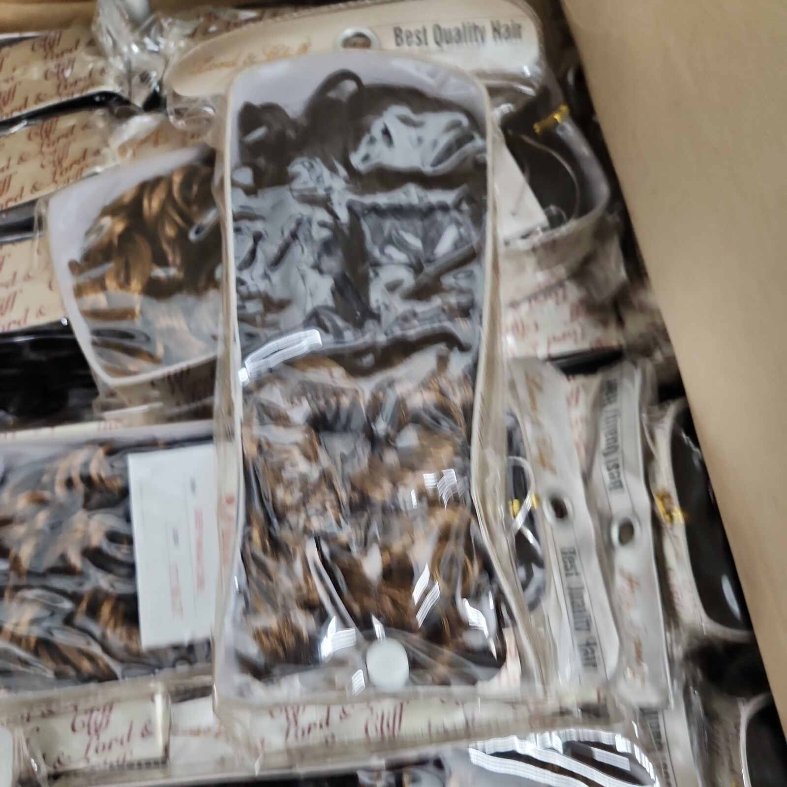 Wholesale Lot 10 LORD & CLIFF deep Ninja Curl Hair Extensions Draw String