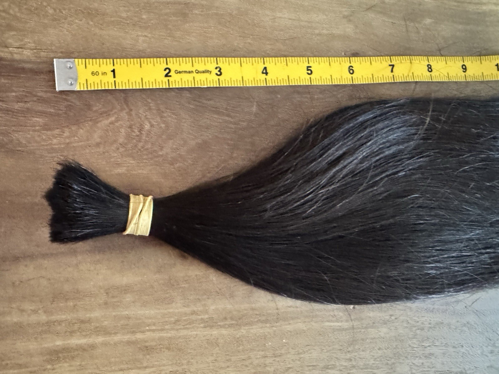 1594 Natural Human Hair Ponytail Straight Real Hair 21 Inch 65 G