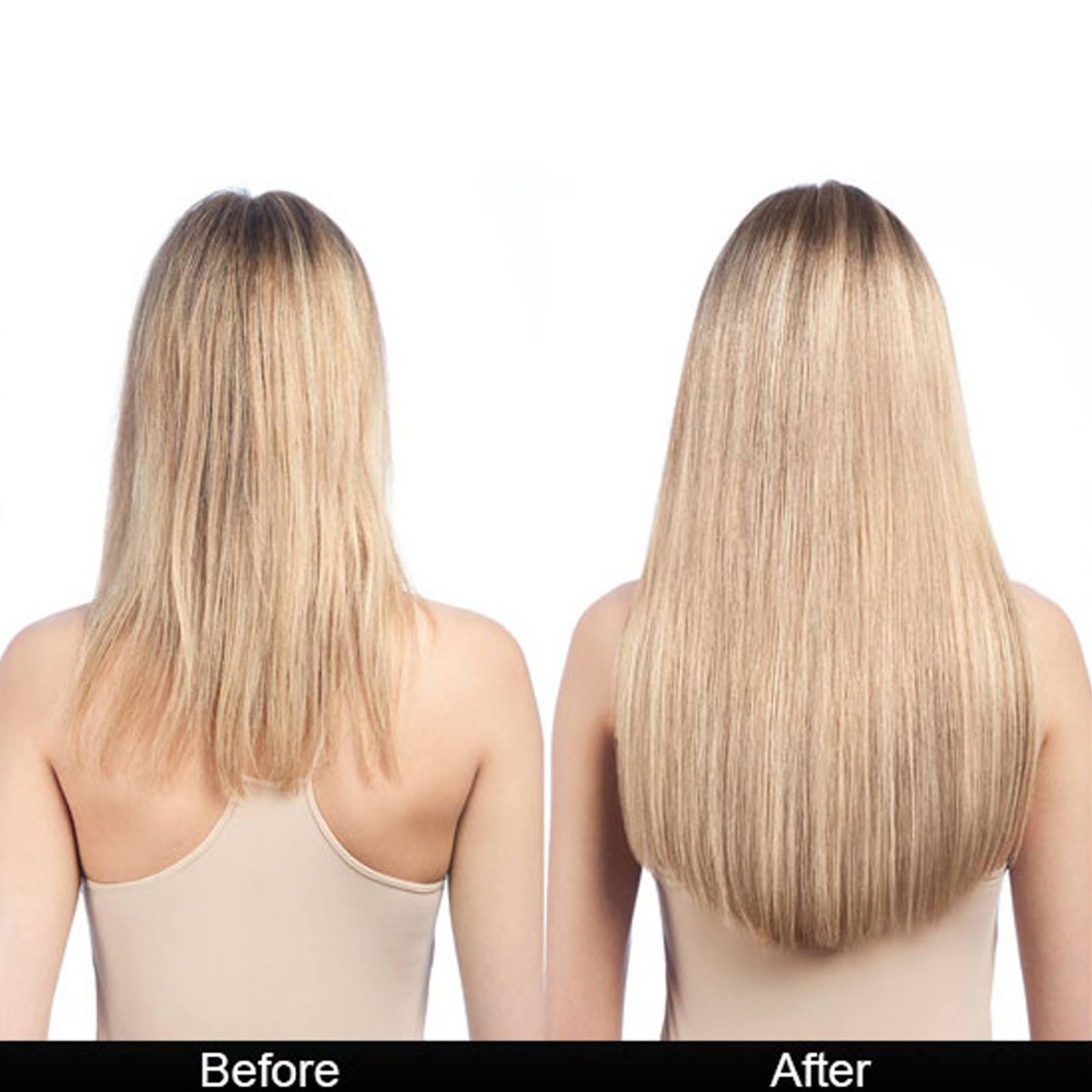 Real Human Hair Clip in Hair Extensions, Unprocessed & 100% Handmade Pure 100g
