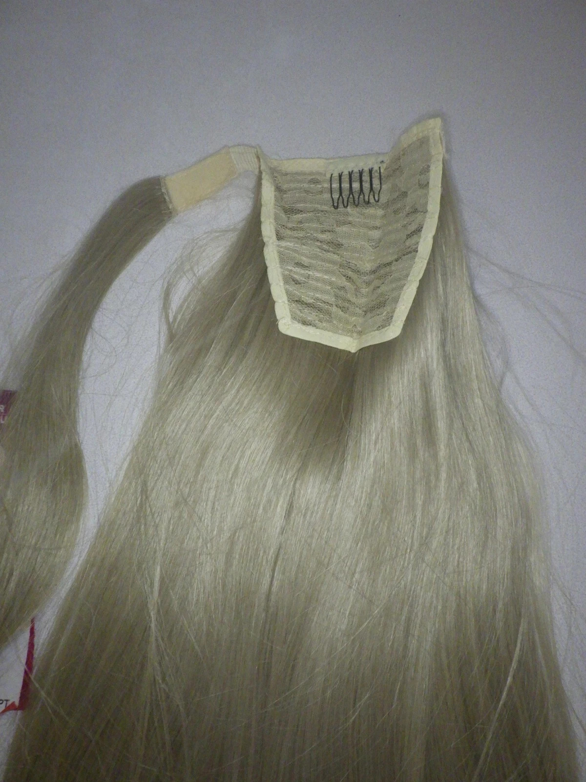 SEIKEA Clip in Ponytail Extension Wrap Around Straight Hair for Women 20”, Ash