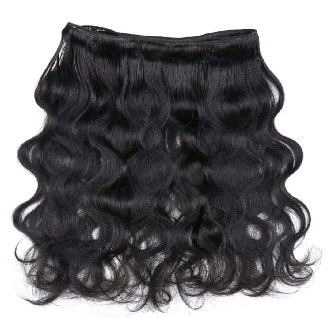 12A PERUVIAN VIRGIN HUMAN HAIR BODY WAVES 20+20+20&20INCHE 4X4 CLOSURE 350g 1B#
