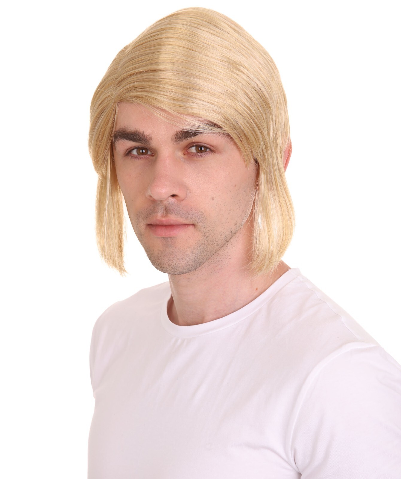 Adventure Gaming Wig, Blonde Video Game Wigs, Premium Breathable Capless Cap
