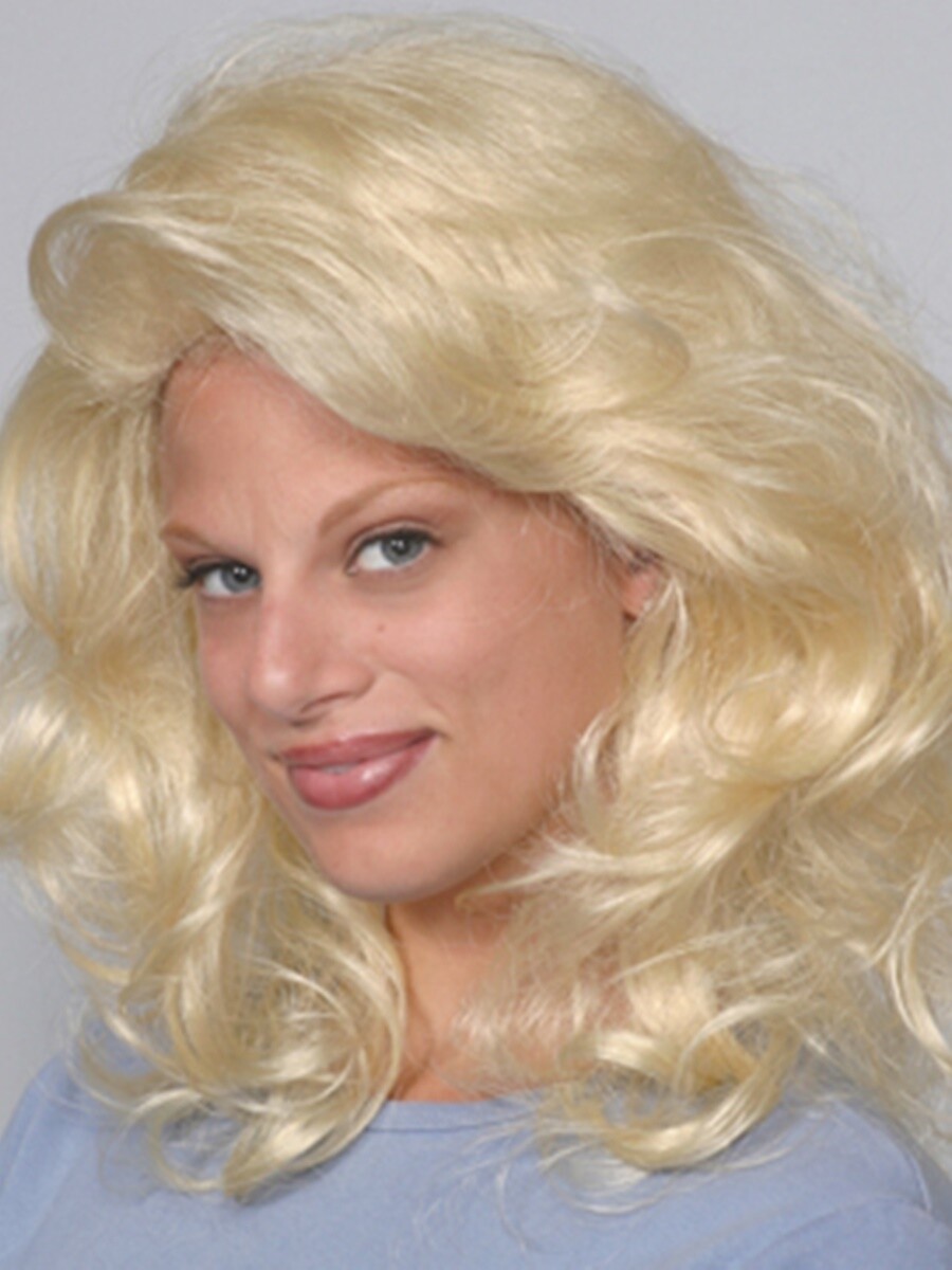 Sexy ” Tawny ” Wig Drag Queen Cosplay Shoulder Length with 5.5 in bangs GaGa