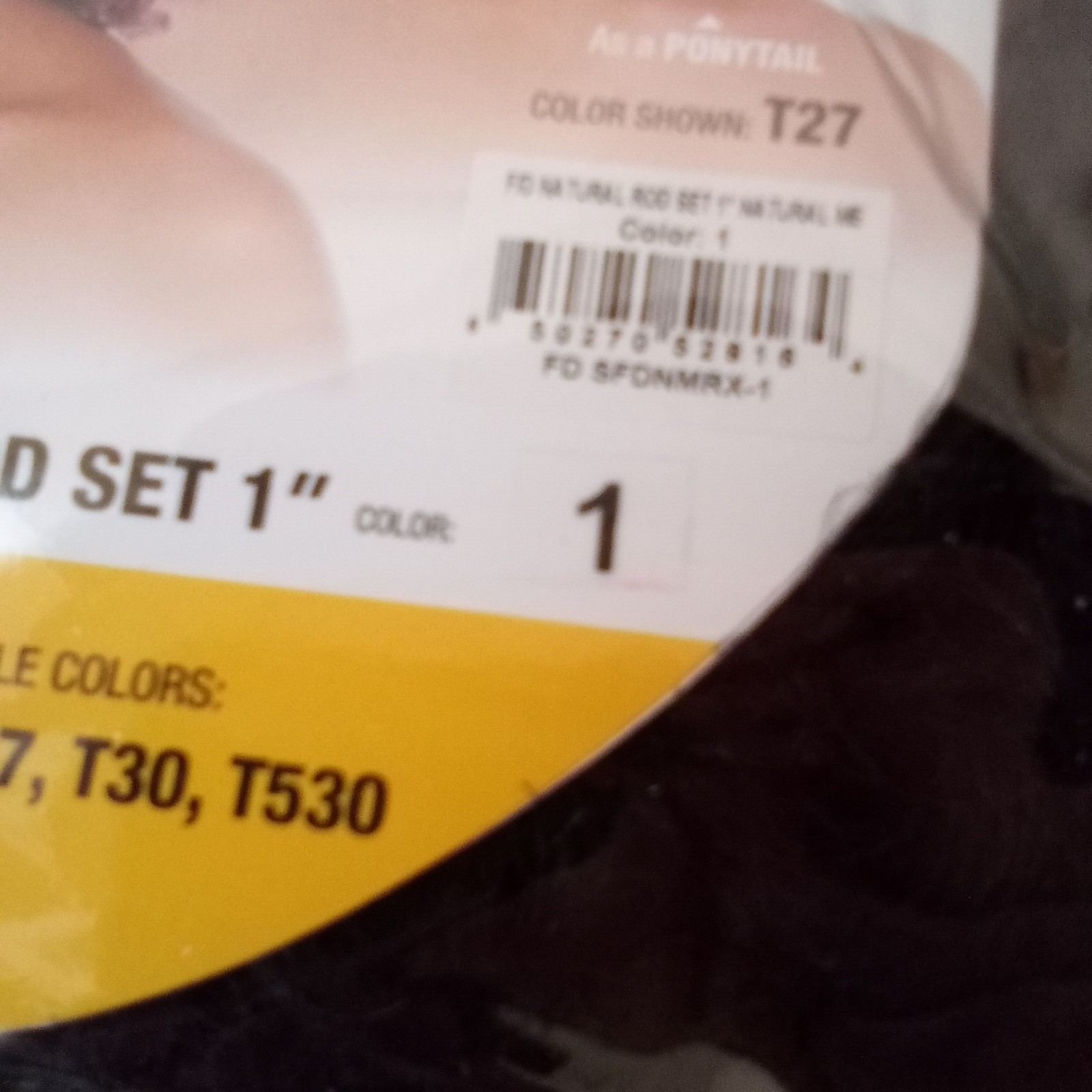 Free Tress Equal Drawstring Full Cap Natural Me Celtic Girl Color 1 Wig NWT