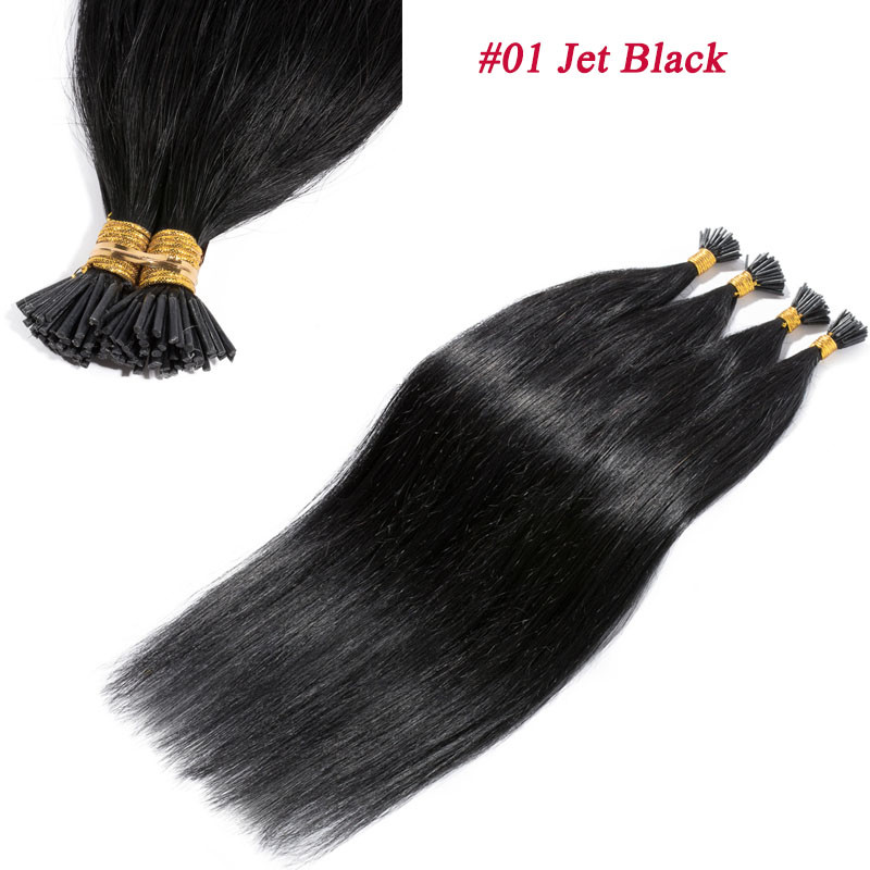 200S Stick I-TIP Micro Ring Bead 100% Remy Human Hair Extensions 100G Thick J915