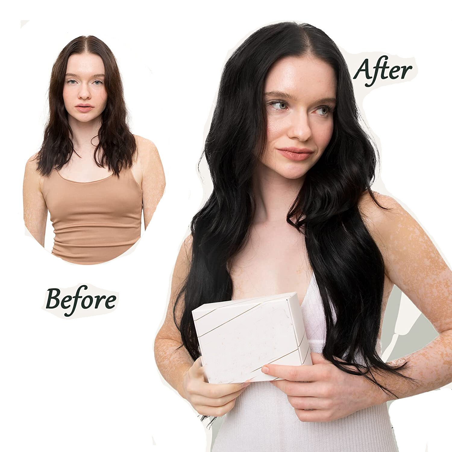 Thick Wavy 100% Remy Human Hair Extensions Invisible Secret Headband Wire 120g