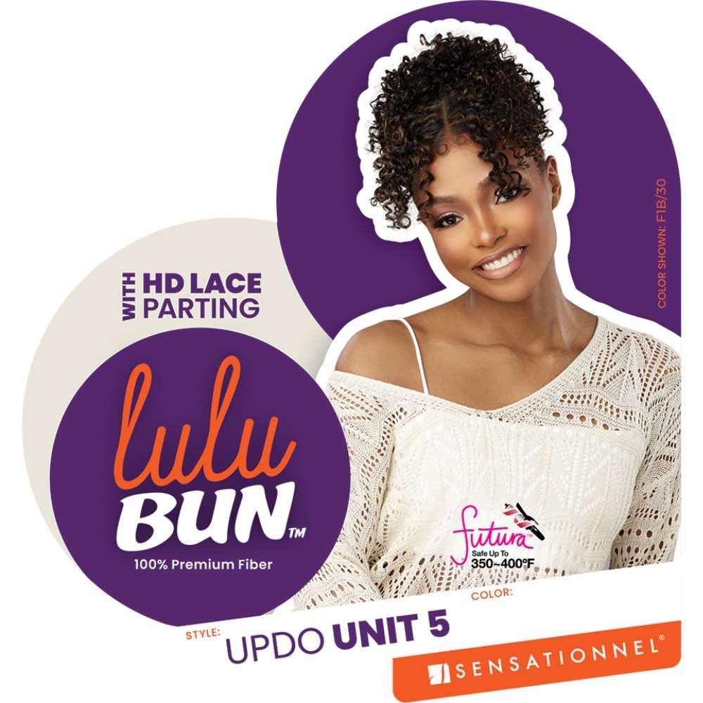 Sensationnel Lulu Bun Drawstring Cap – Updo Unit 5 (HD Lace Parting)