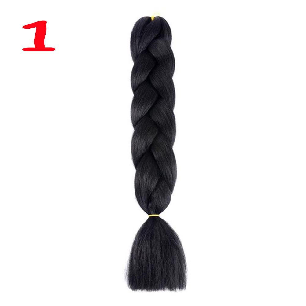 Jumbo Braiding Hair Synthetic Ombre Kanekalon Braids 24” Crochet Extensions