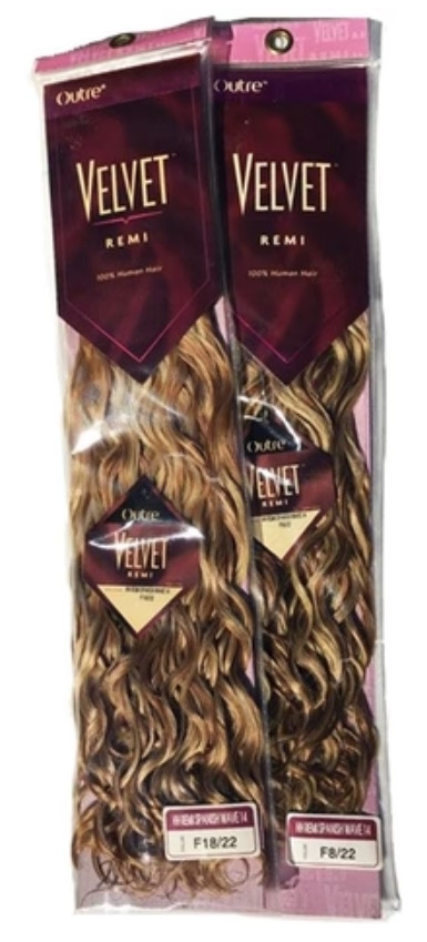 Outre VELVET 100% REMI HUMAN HAIR – SPANISH WAVE 14″ | Select Color | New!