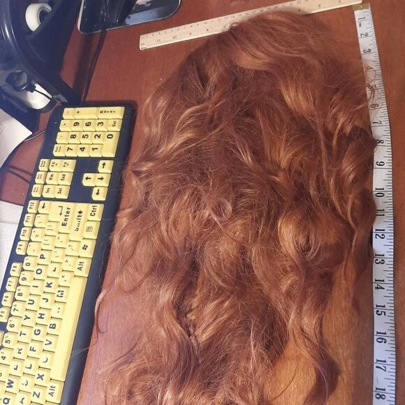 NEW ! Long 28 Inch Wig Dark Blonde