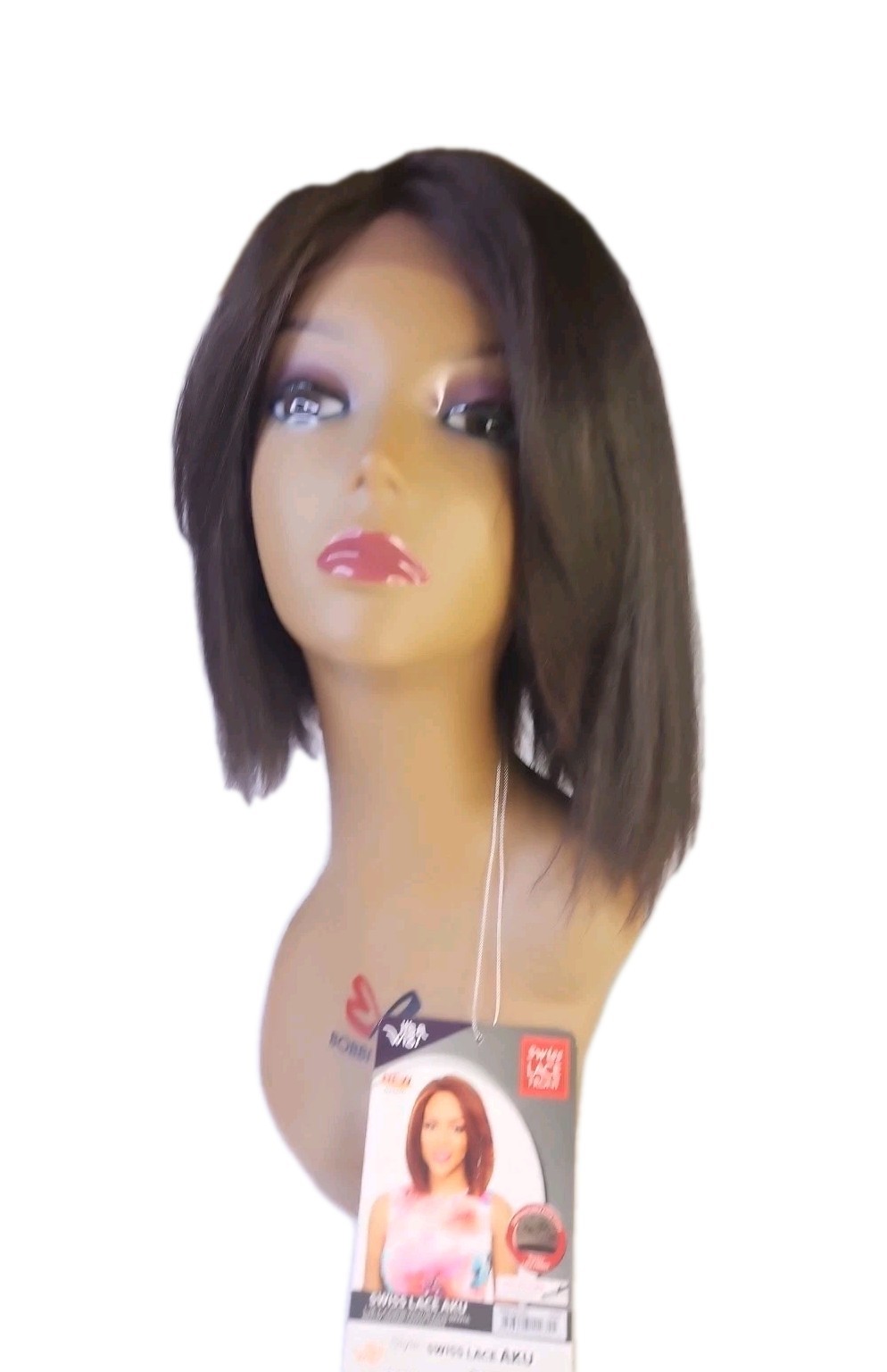 It’s a wig Swiss Lace Front Style Swiss Color P4/30 Medium Brown Wig .